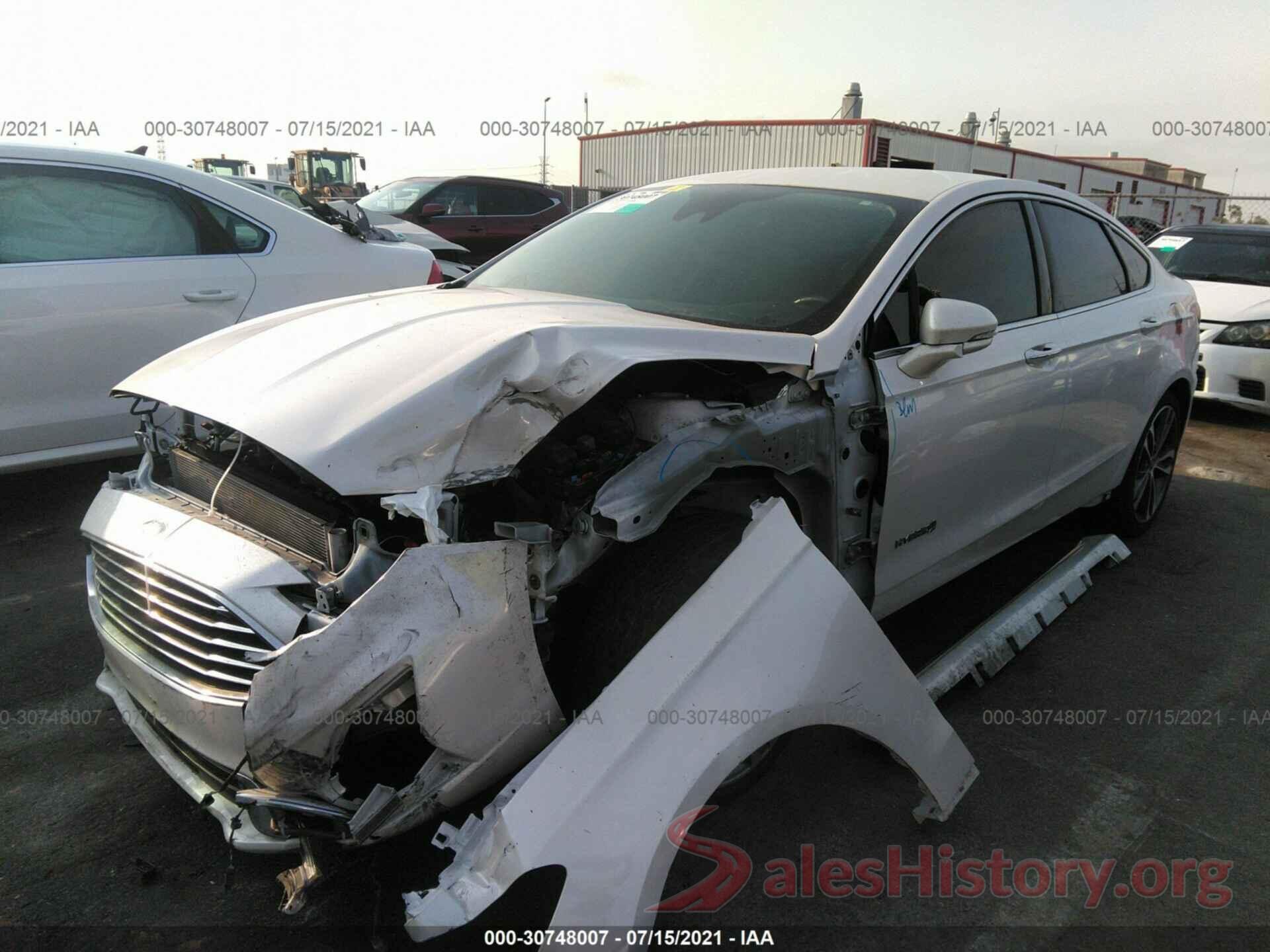 3FA6P0MU6KR239886 2019 FORD FUSION HYBRID