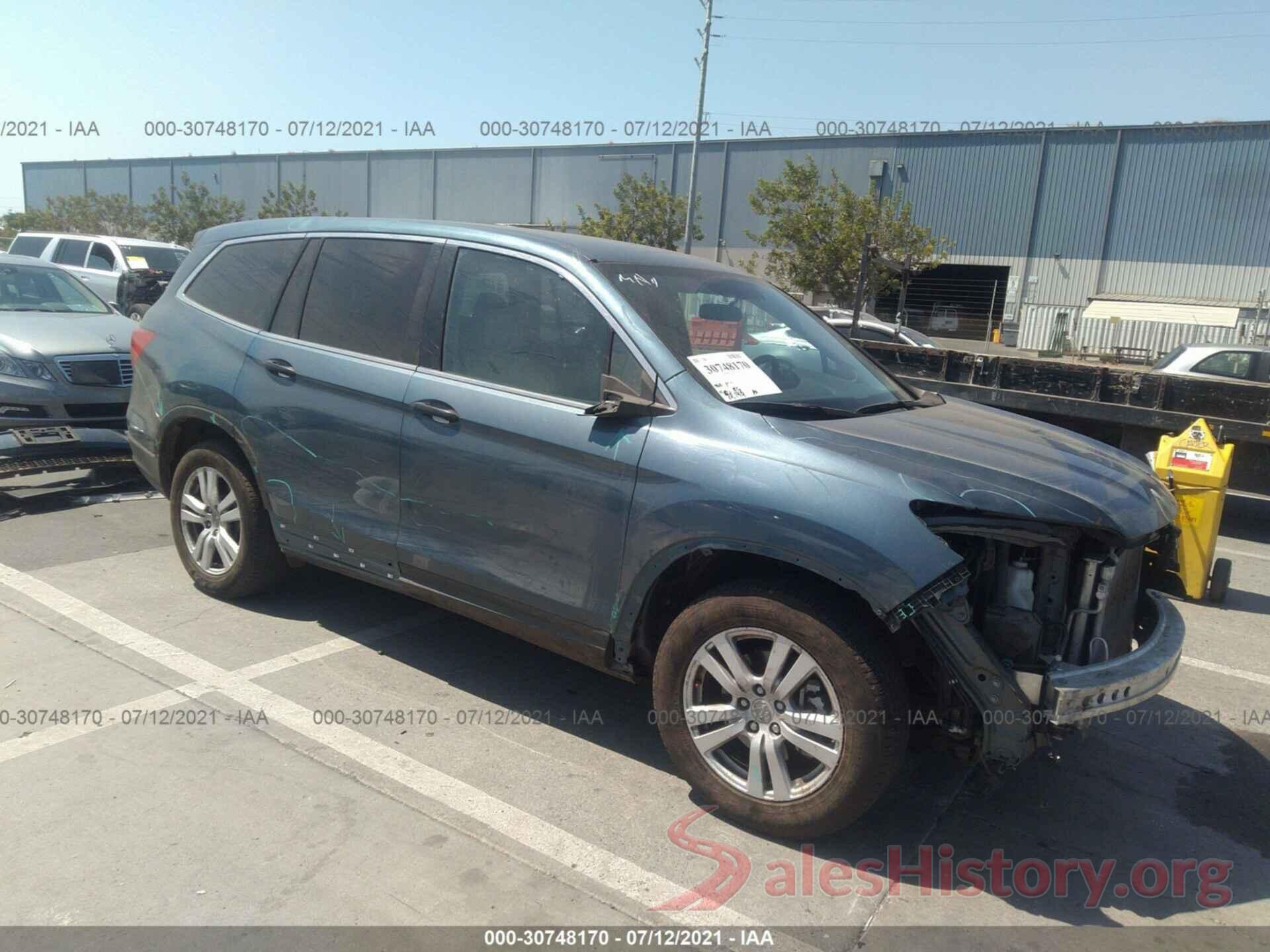 5FNYF5H13GB023781 2016 HONDA PILOT