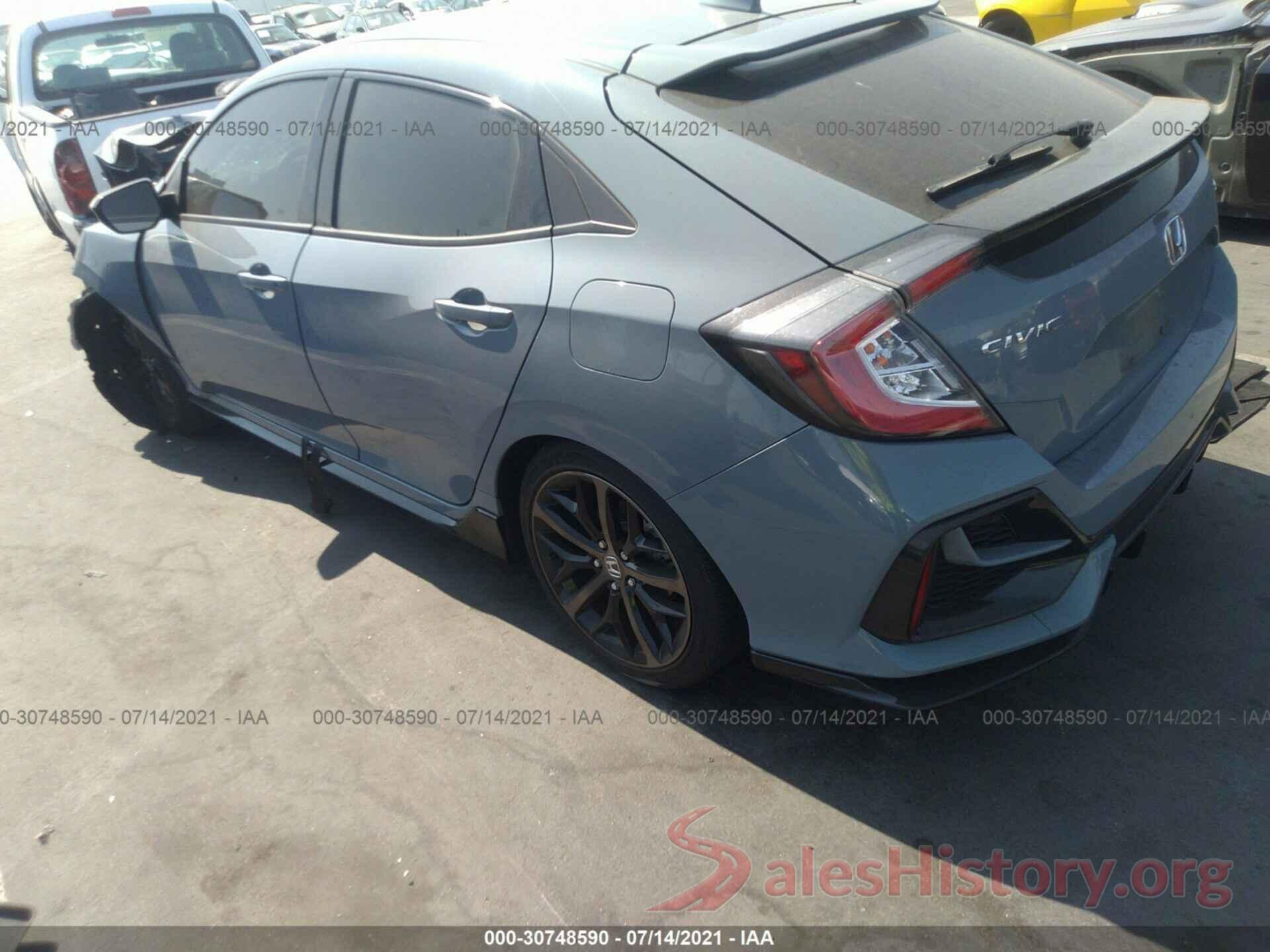 SHHFK7H44LU410681 2020 HONDA CIVIC HATCHBACK