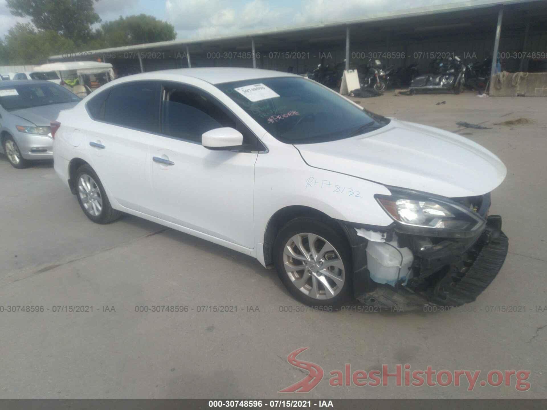 3N1AB7AP9KY280015 2019 NISSAN SENTRA