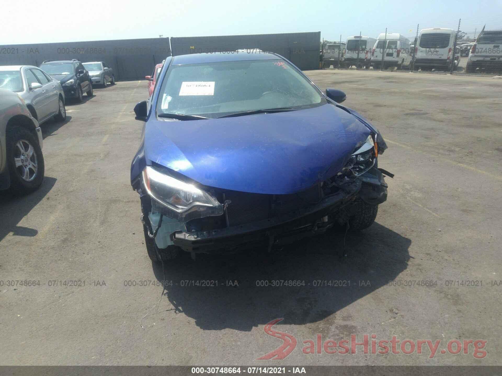 5YFBURHE4GP525855 2016 TOYOTA COROLLA