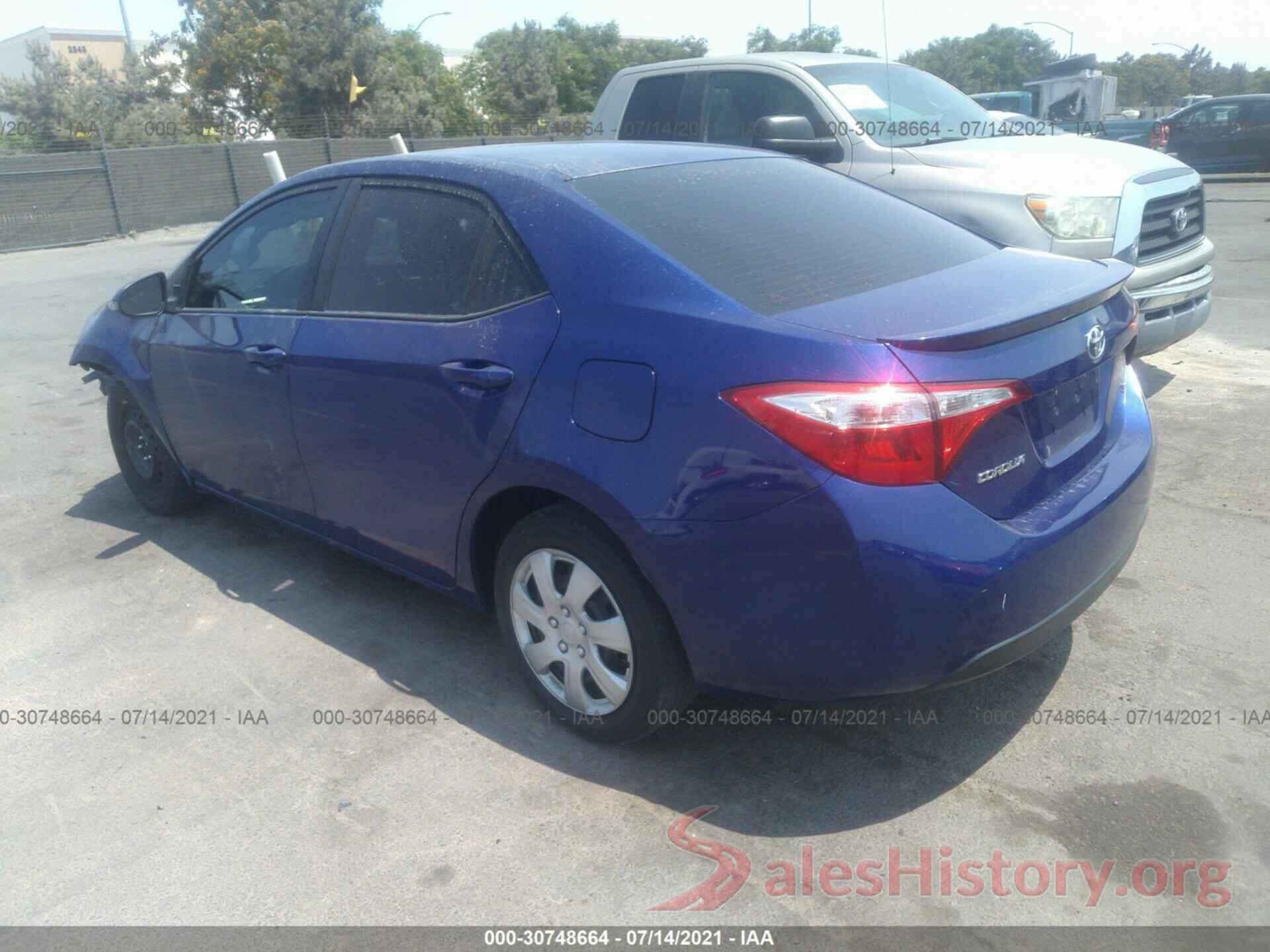 5YFBURHE4GP525855 2016 TOYOTA COROLLA