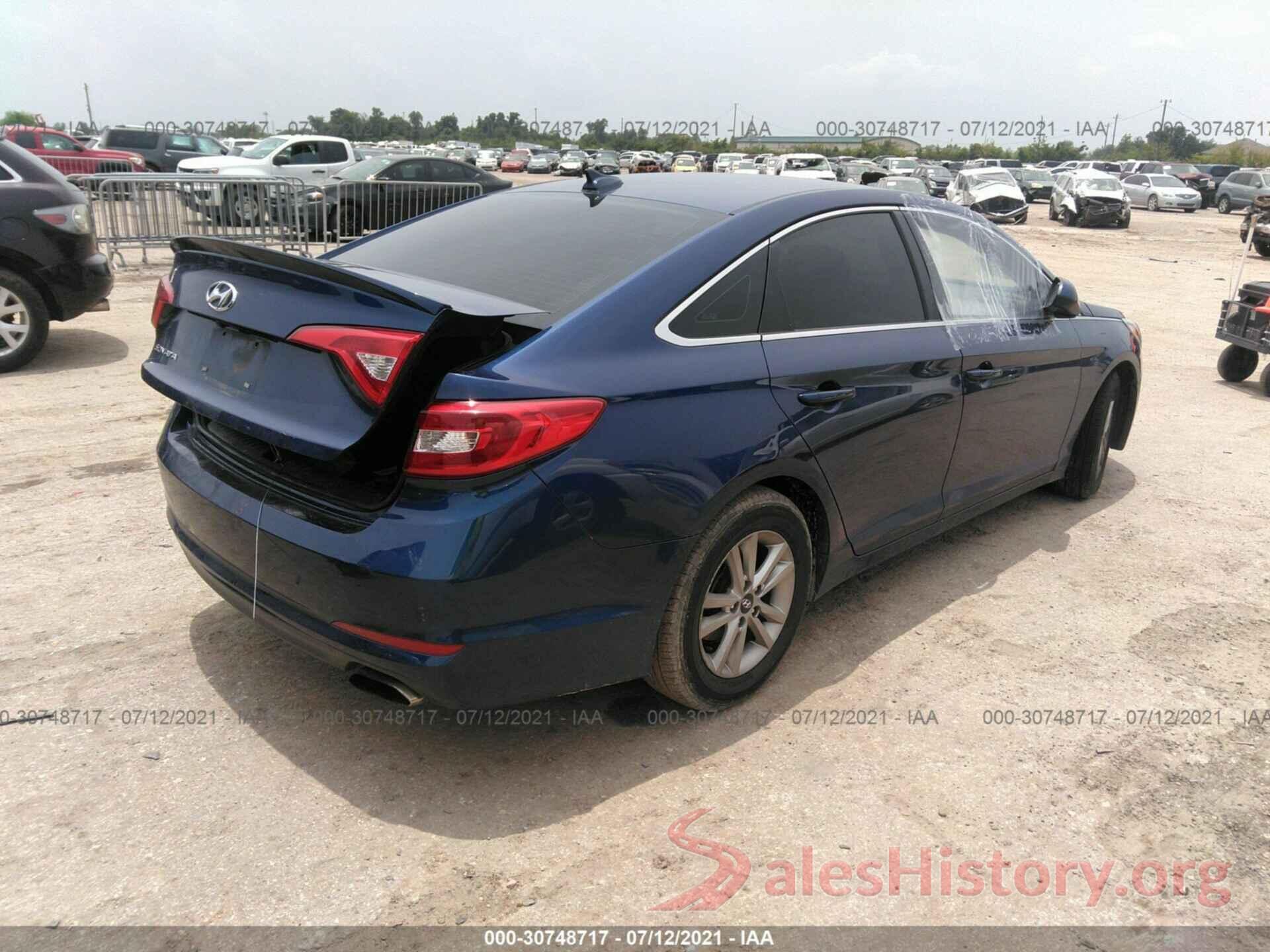 5NPE24AF4GH358712 2016 HYUNDAI SONATA