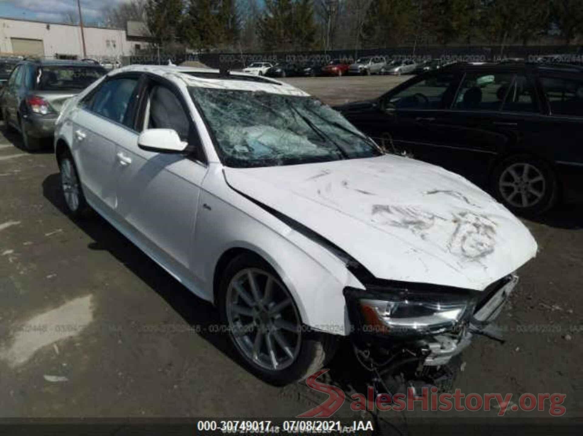 WAUFFAFLXGA003974 2016 AUDI A4