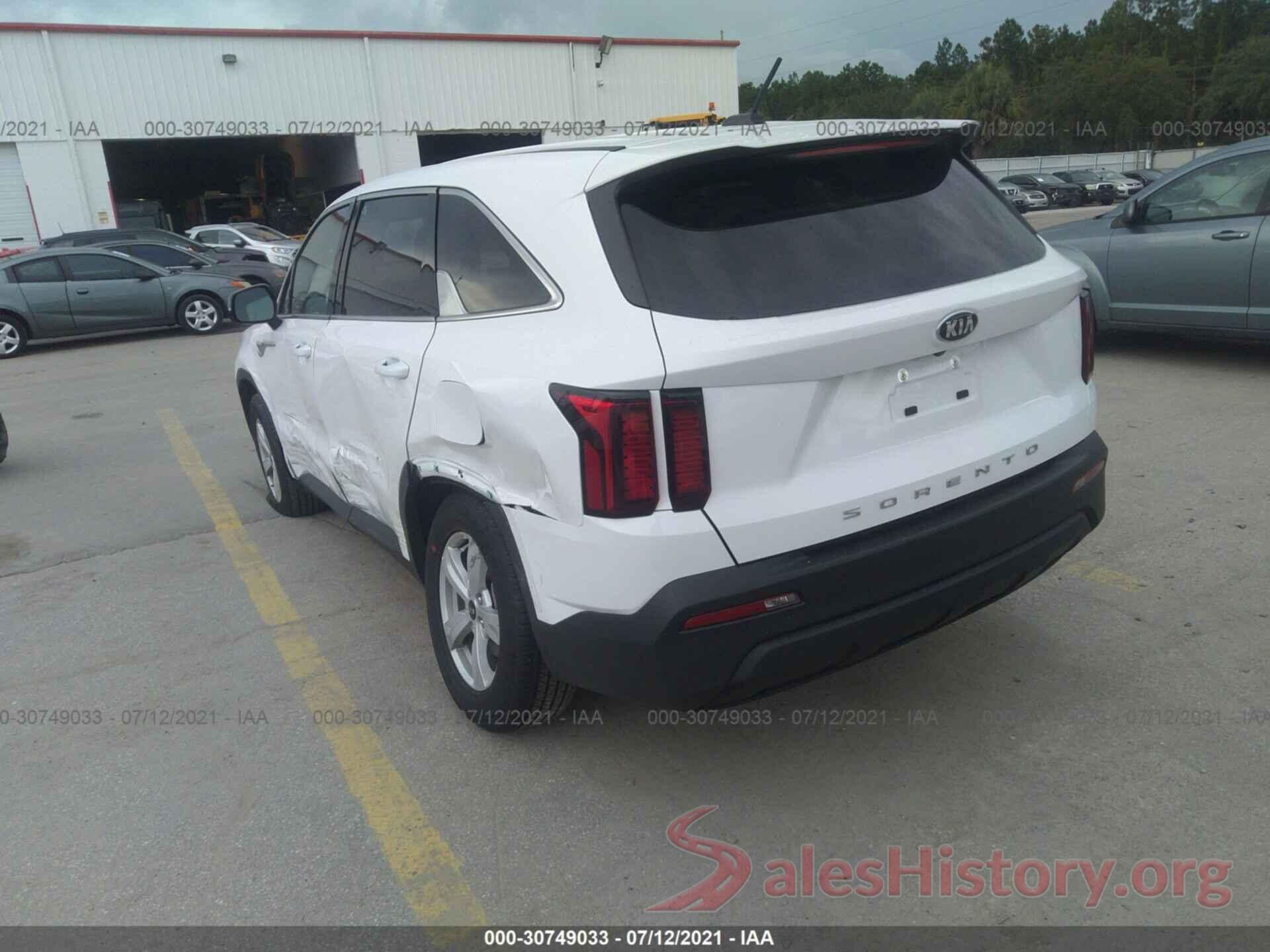 5XYRG4LC5MG022155 2021 KIA SORENTO