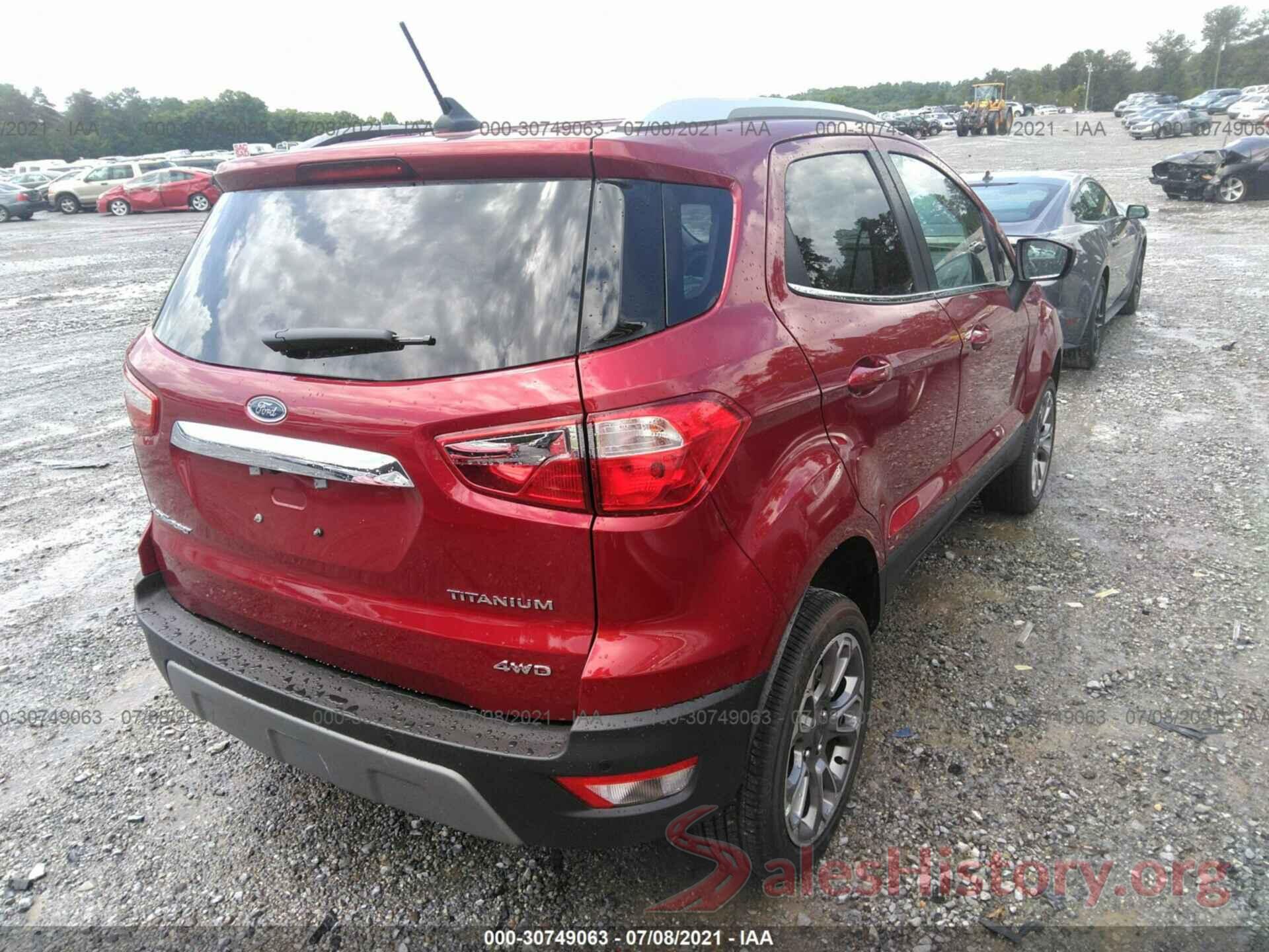 MAJ6S3KLXMC411722 2021 FORD ECOSPORT