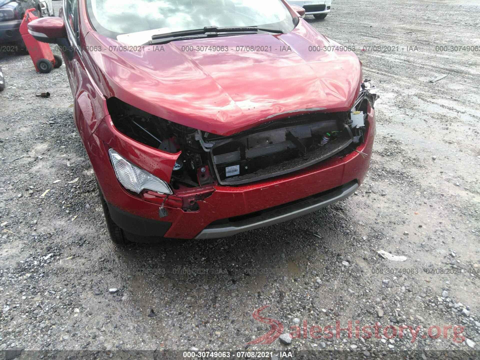 MAJ6S3KLXMC411722 2021 FORD ECOSPORT