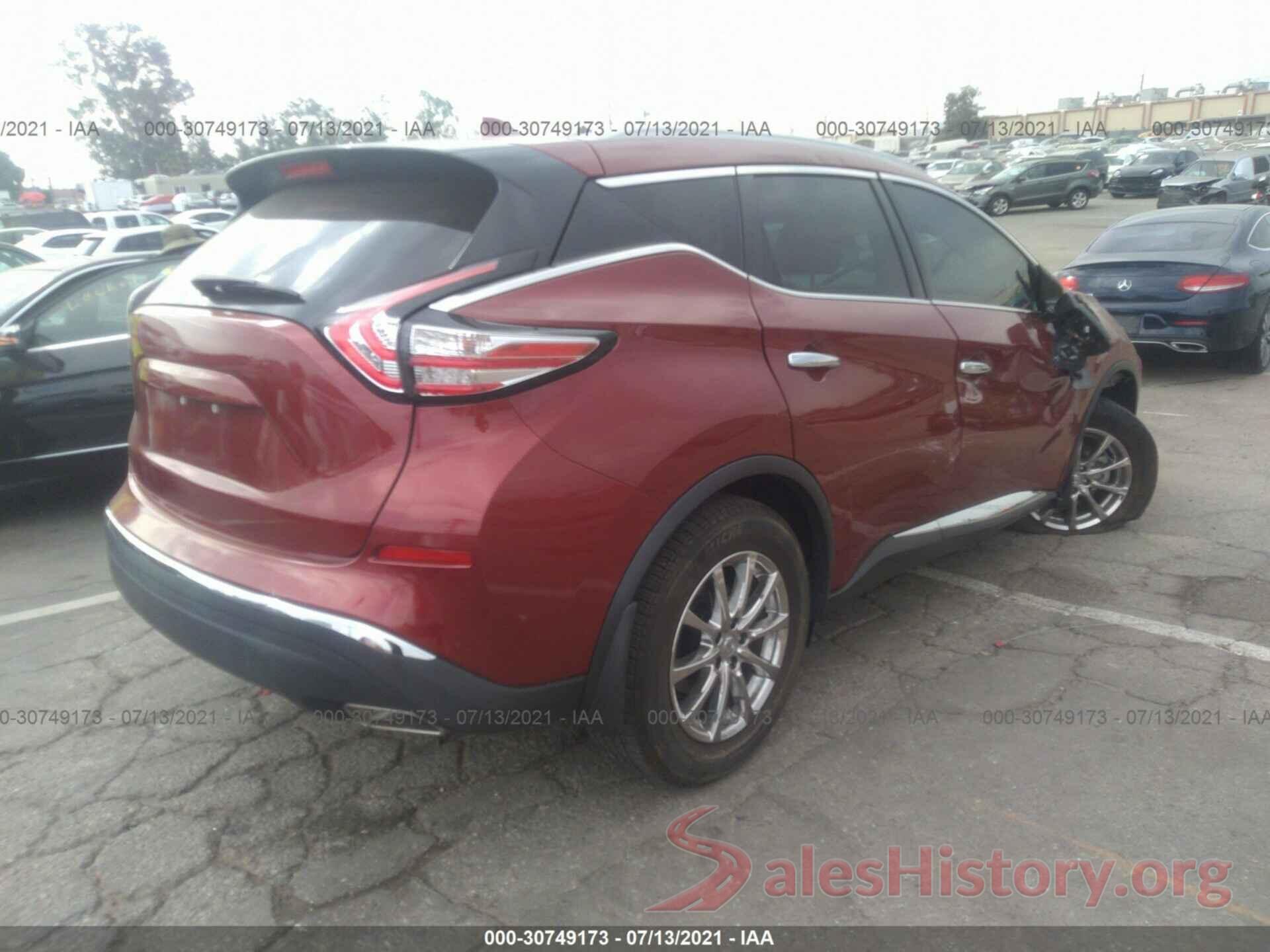 5N1AZ2MH1JN184614 2018 NISSAN MURANO