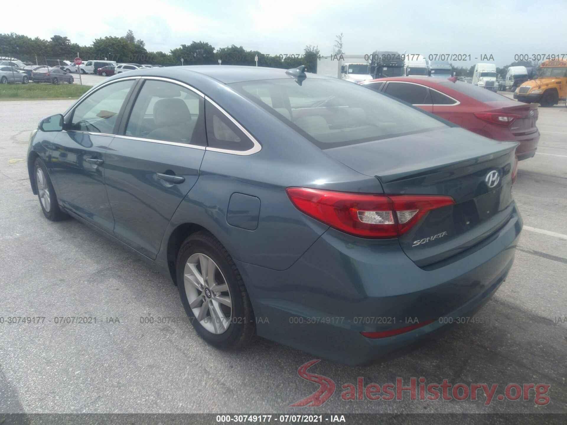 5NPE24AFXGH335662 2016 HYUNDAI SONATA