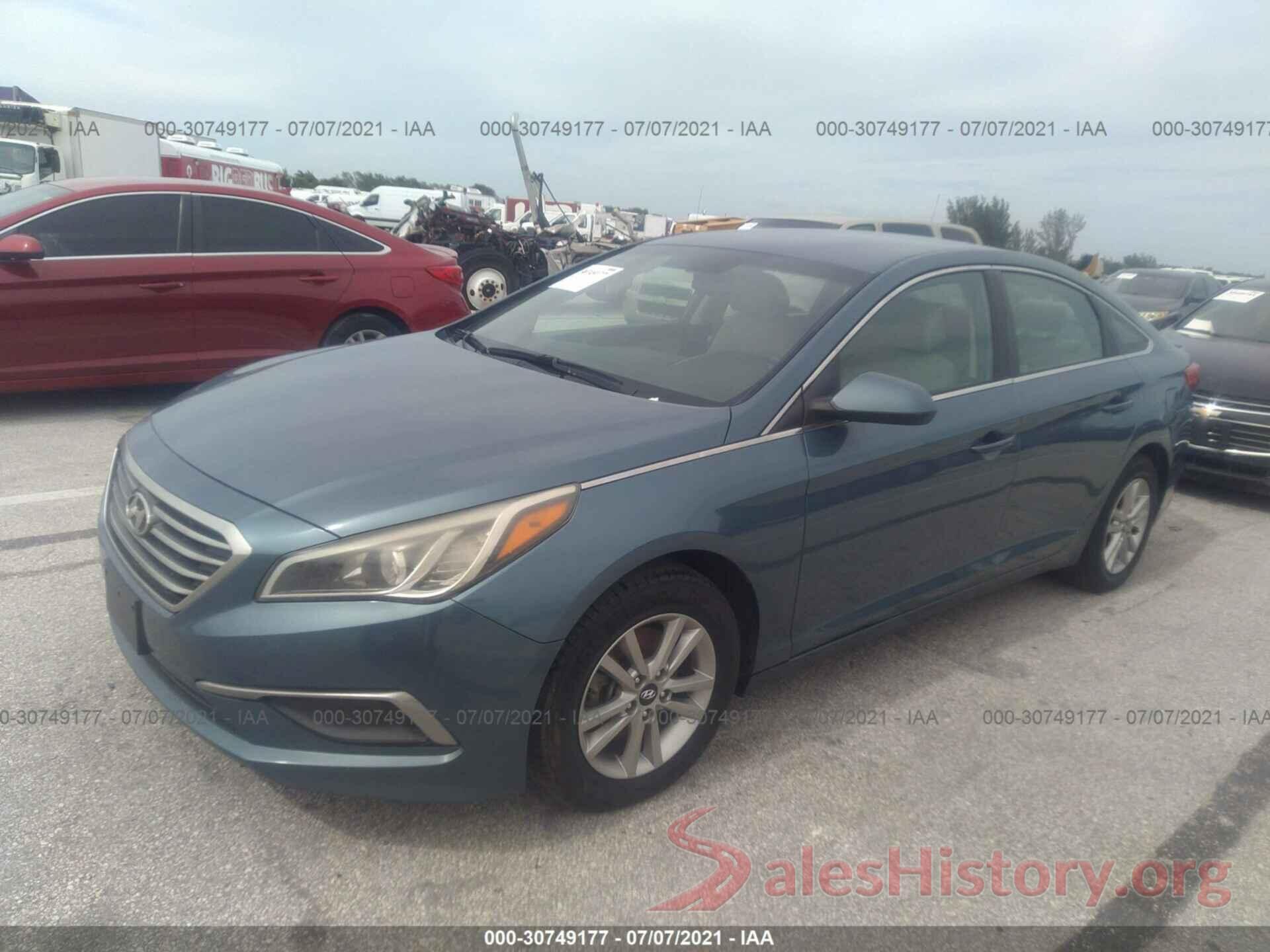 5NPE24AFXGH335662 2016 HYUNDAI SONATA