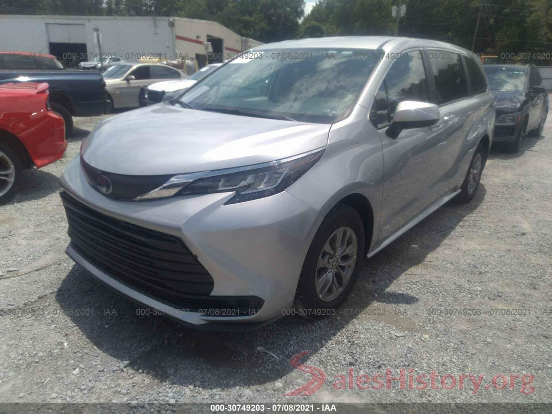 5TDKRKEC0MS035993 2021 TOYOTA SIENNA