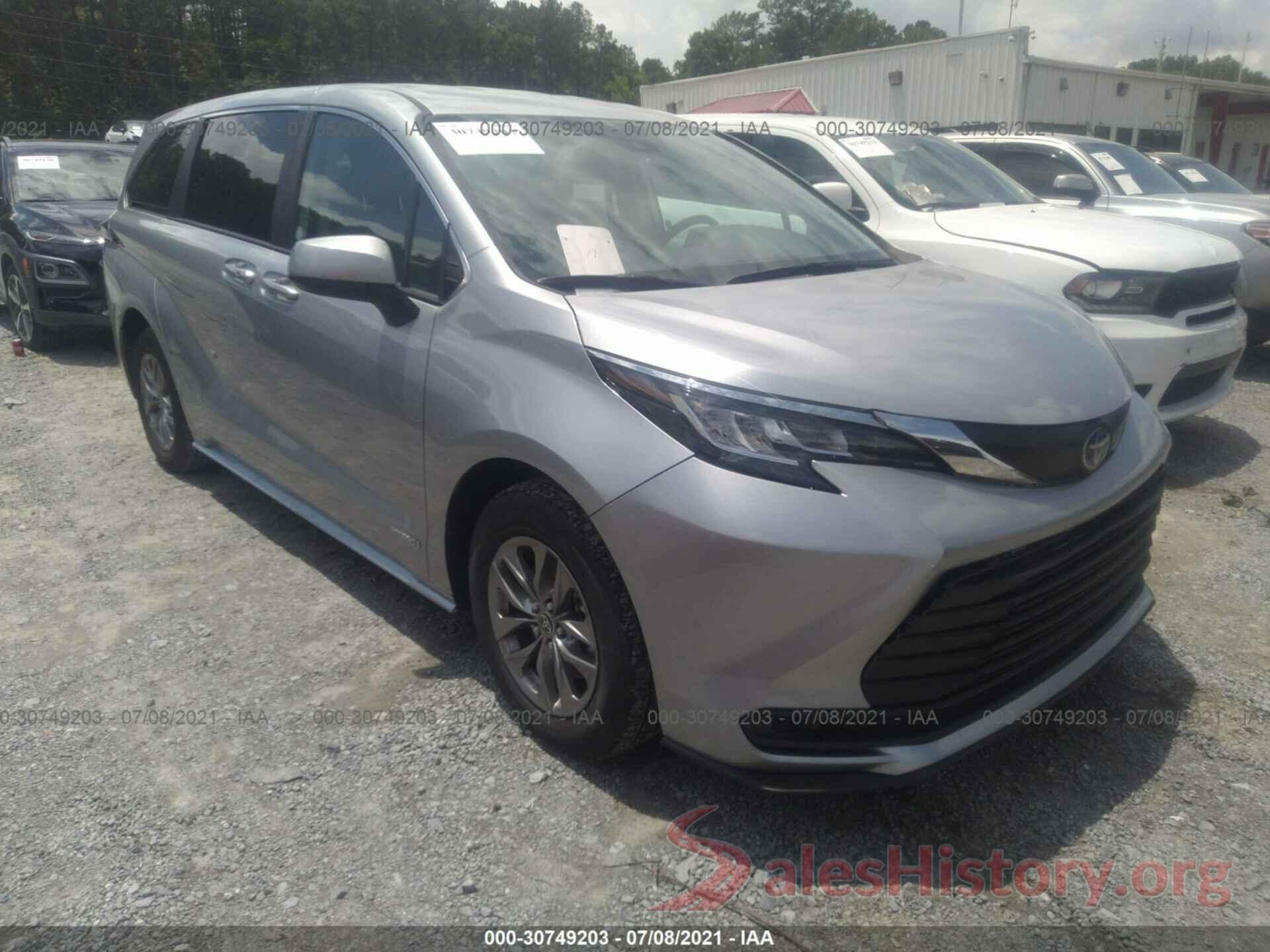 5TDKRKEC0MS035993 2021 TOYOTA SIENNA