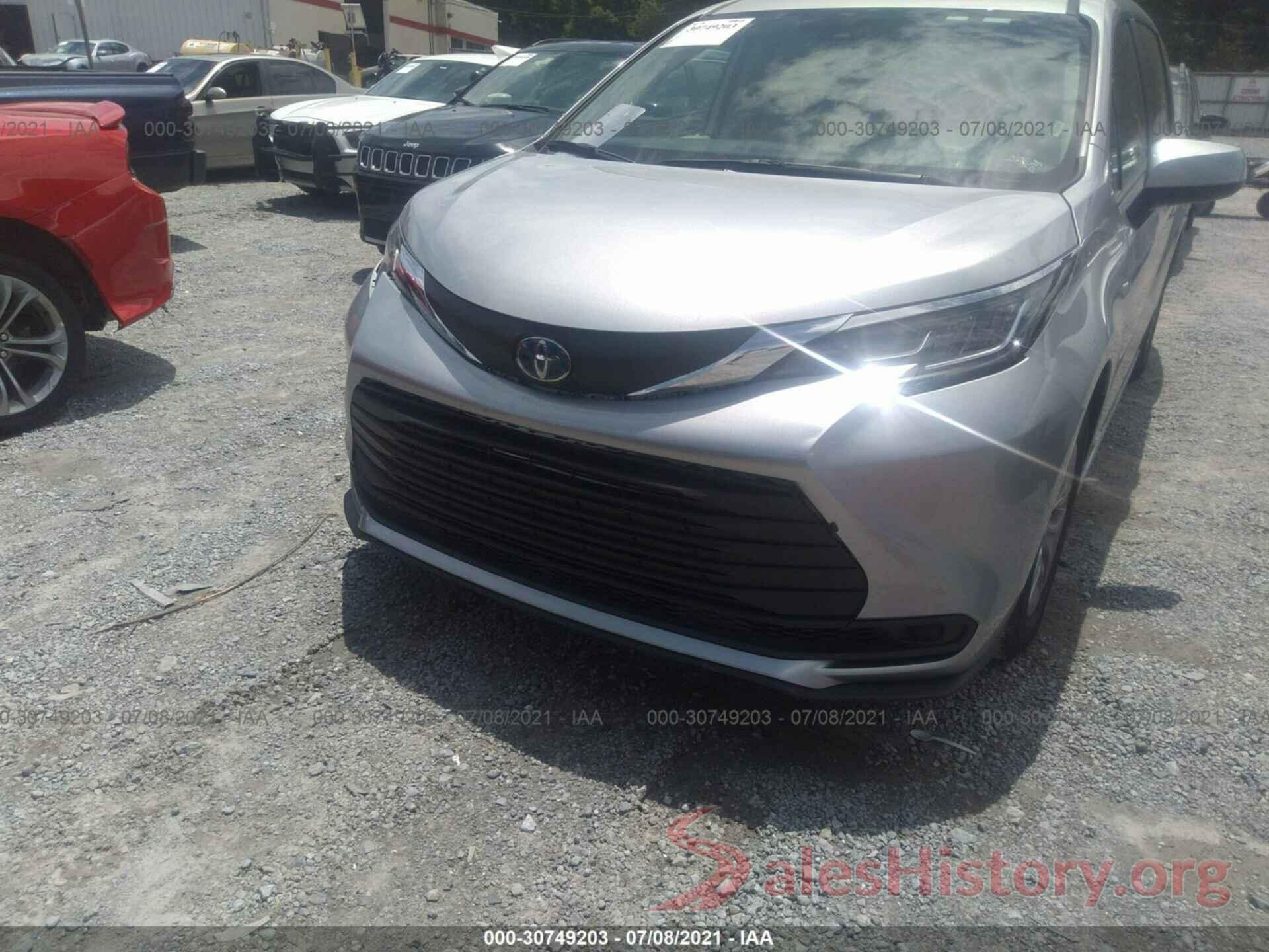 5TDKRKEC0MS035993 2021 TOYOTA SIENNA