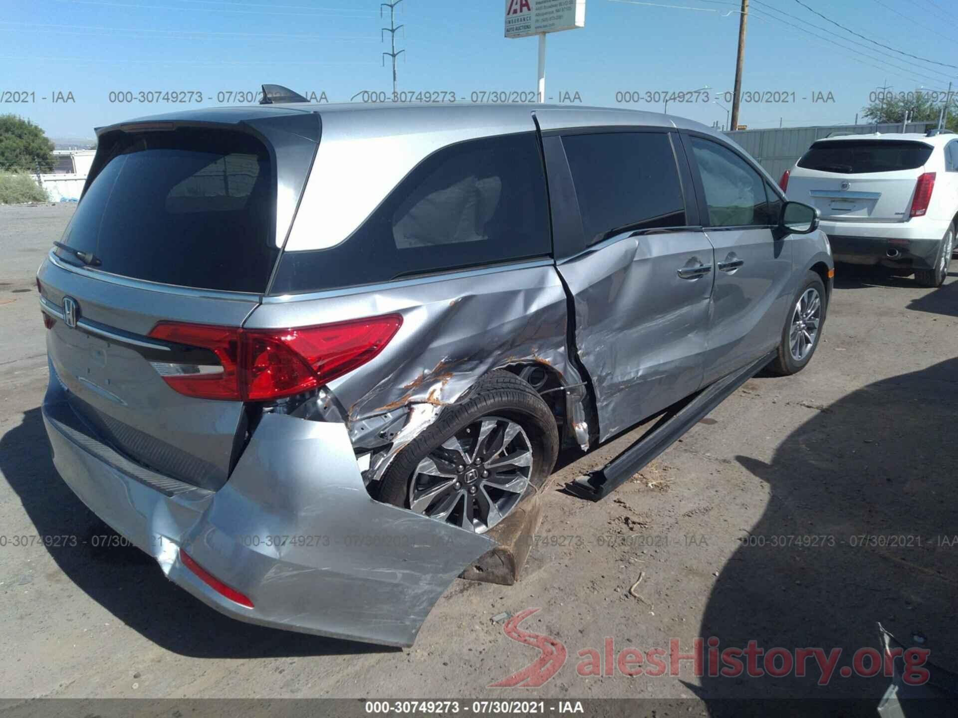 5FNRL6H70MB037172 2021 HONDA ODYSSEY