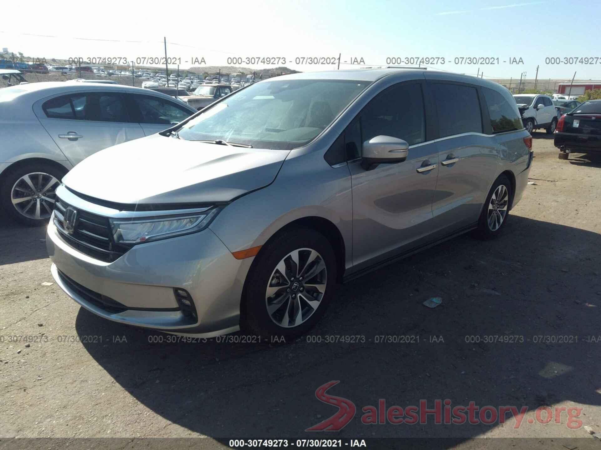 5FNRL6H70MB037172 2021 HONDA ODYSSEY