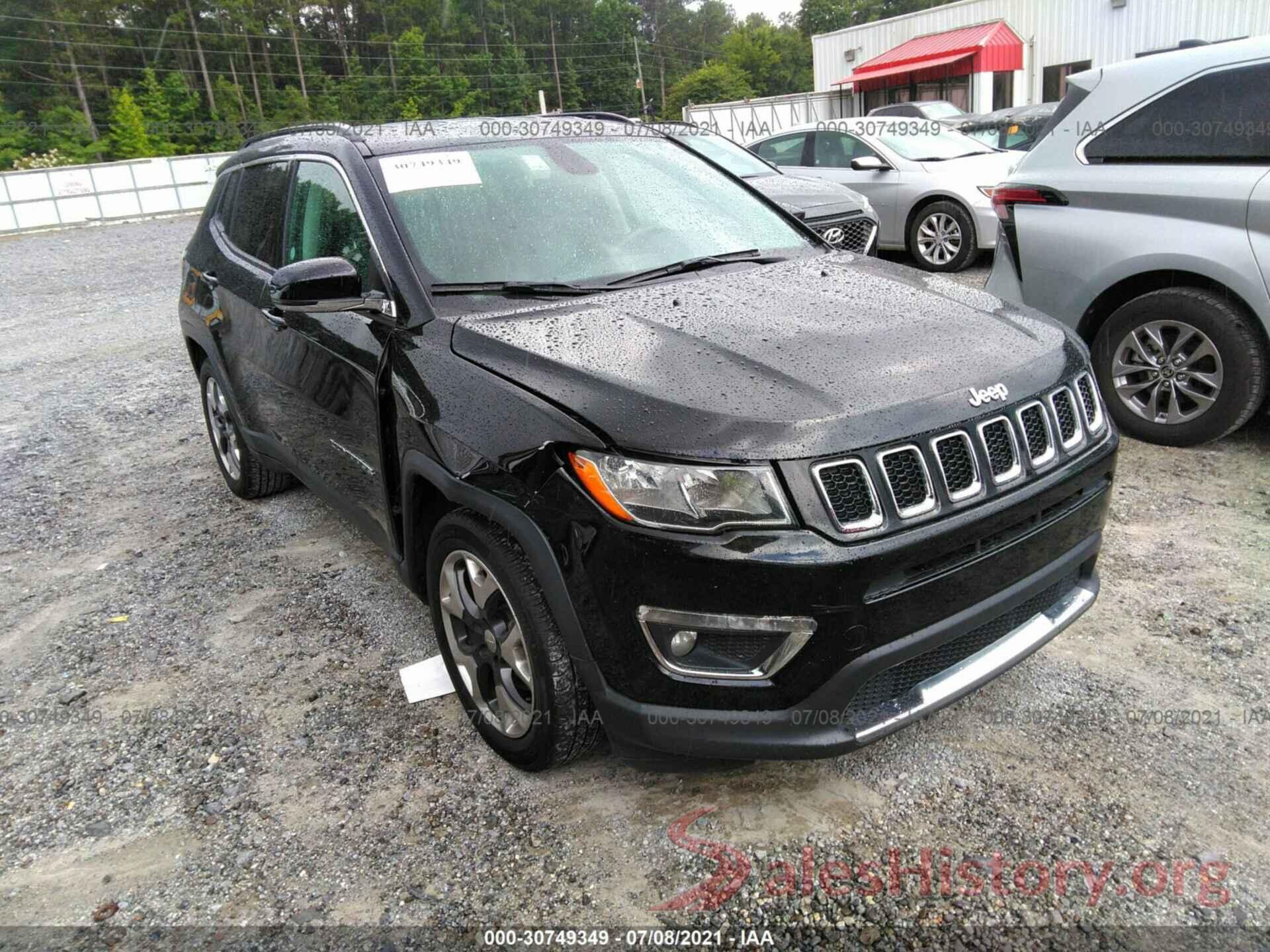 3C4NJCCB6KT667193 2019 JEEP COMPASS