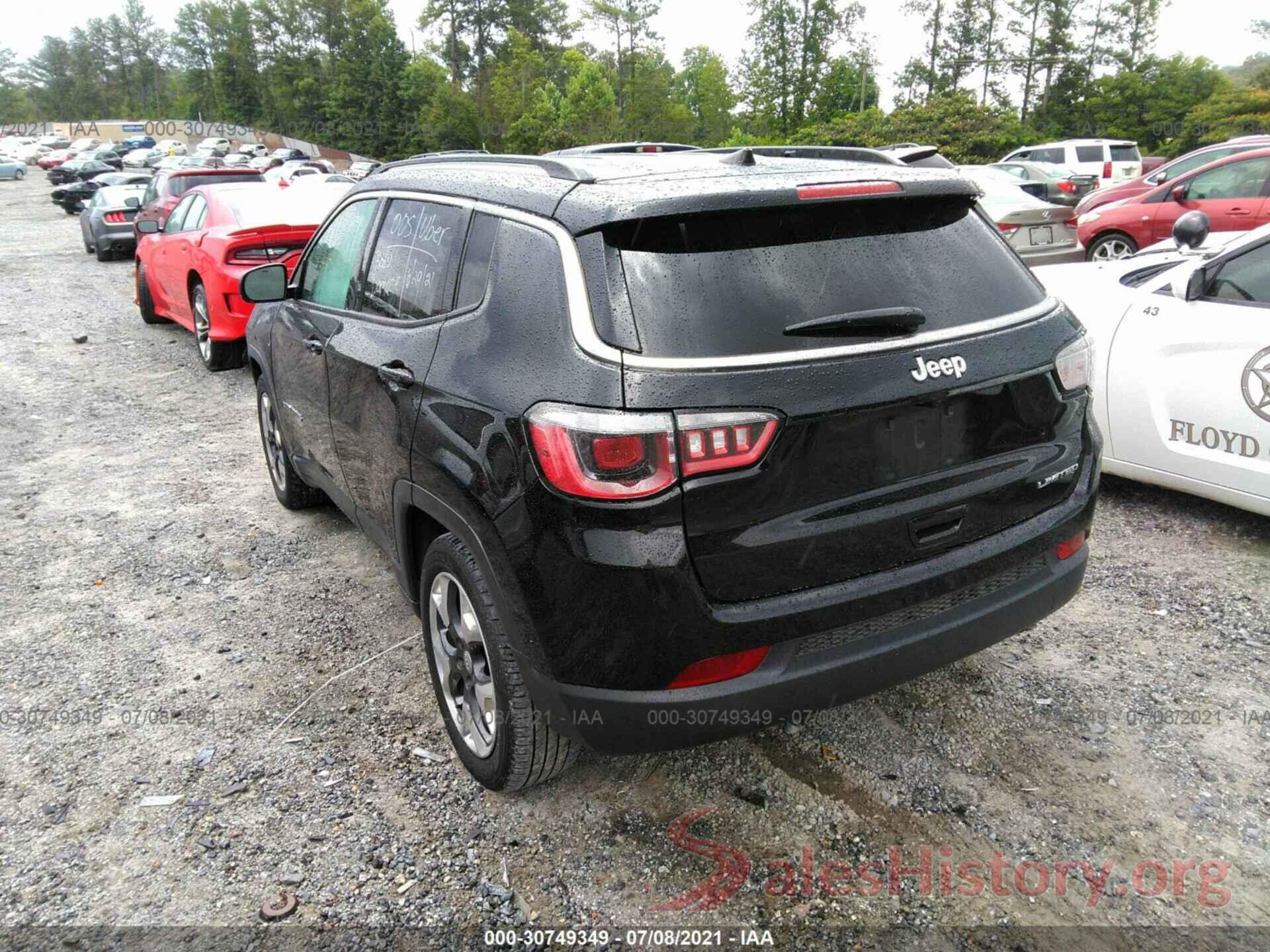 3C4NJCCB6KT667193 2019 JEEP COMPASS