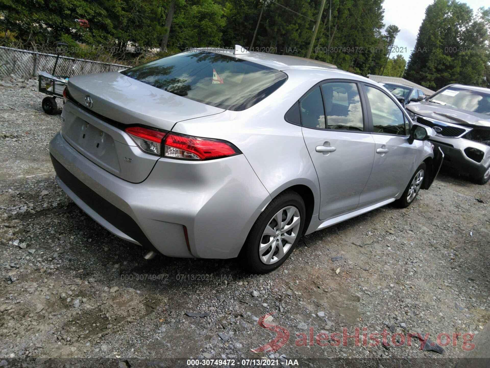 JTDEPRAE0LJ099983 2020 TOYOTA COROLLA