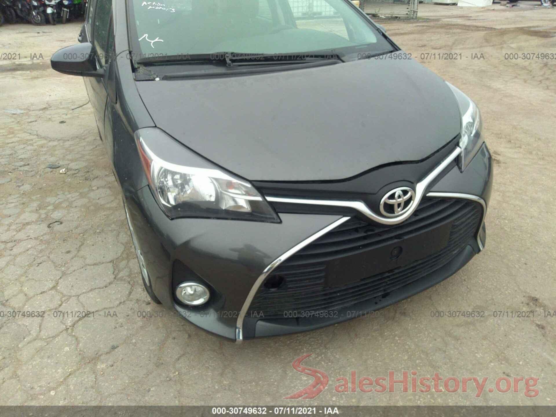 VNKKTUD37HA075724 2017 TOYOTA YARIS