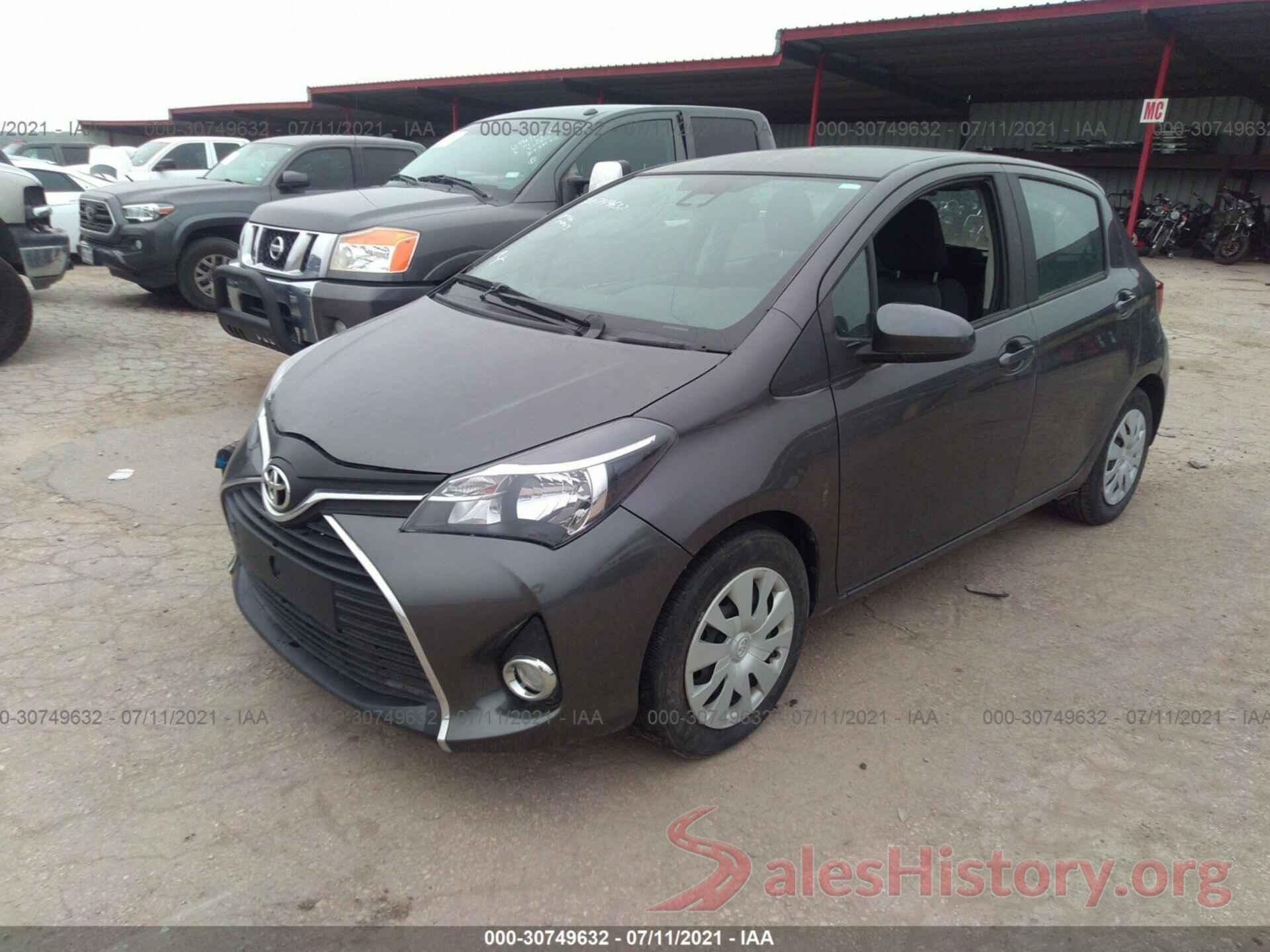 VNKKTUD37HA075724 2017 TOYOTA YARIS