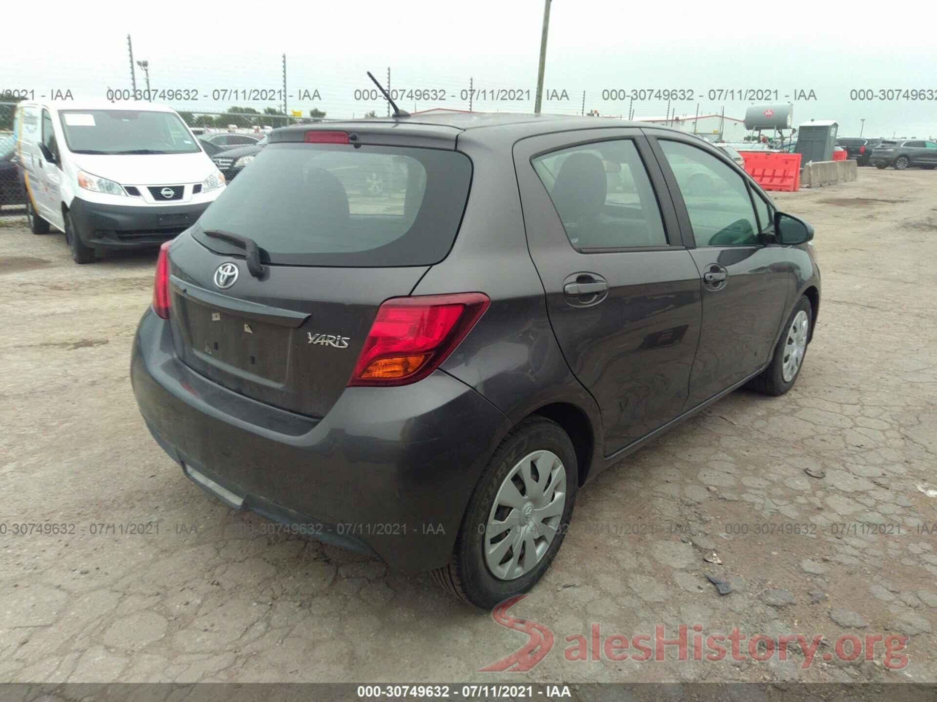 VNKKTUD37HA075724 2017 TOYOTA YARIS