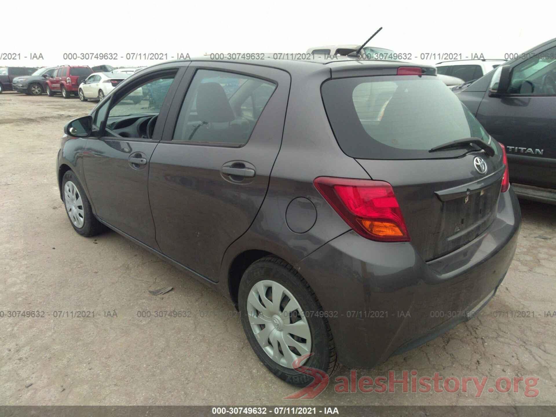 VNKKTUD37HA075724 2017 TOYOTA YARIS