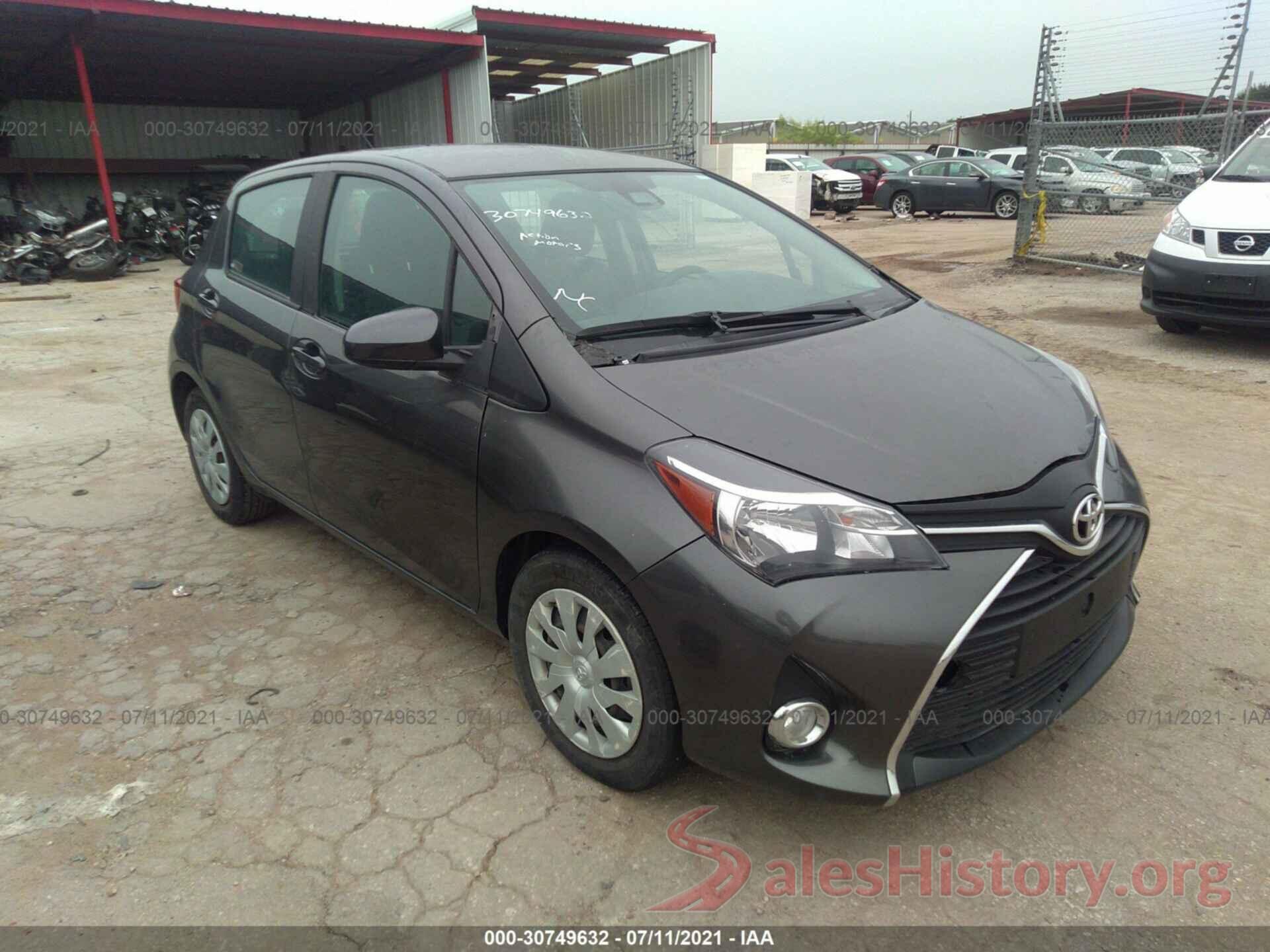 VNKKTUD37HA075724 2017 TOYOTA YARIS