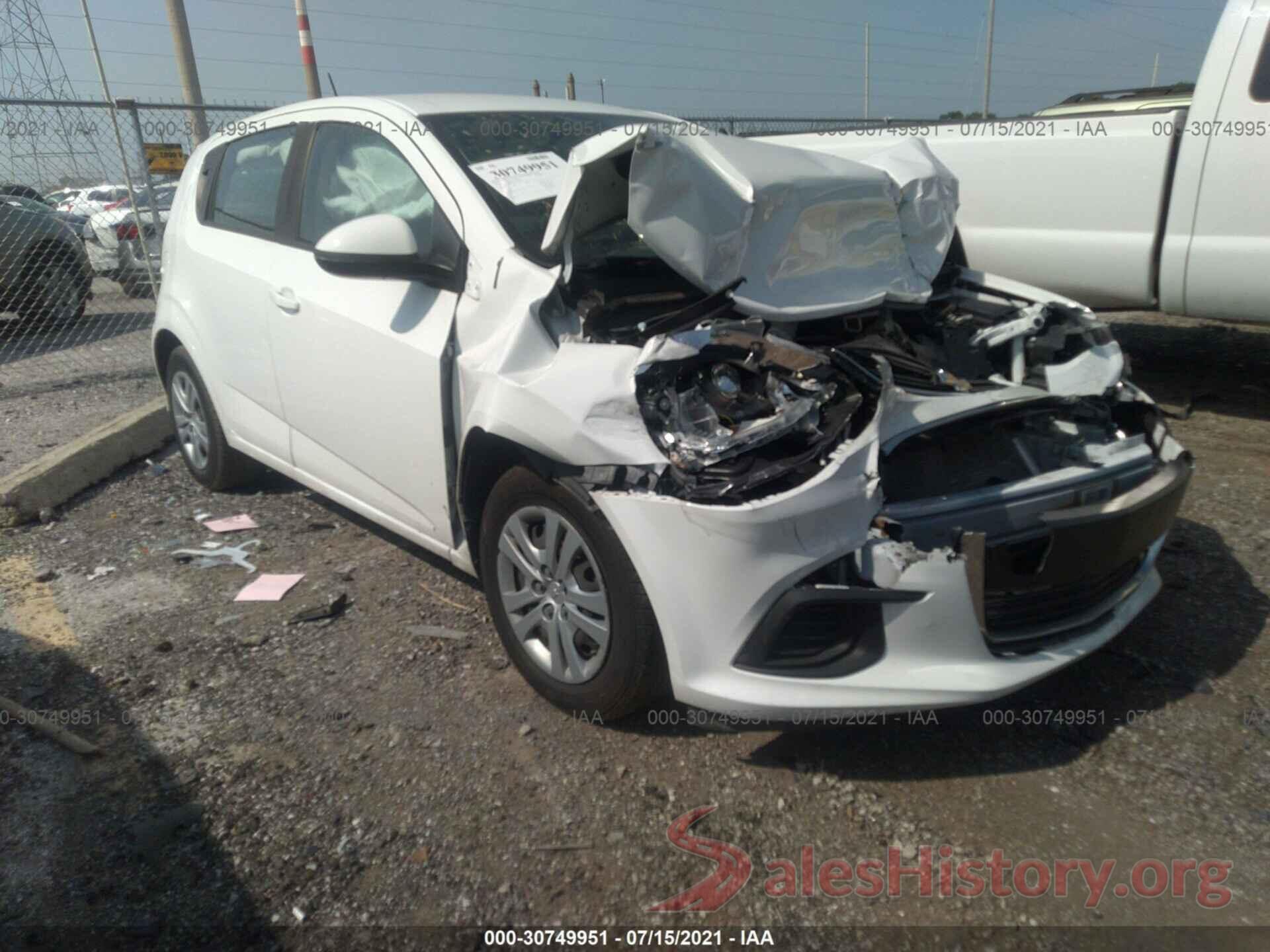 1G1JG6SH2H4168788 2017 CHEVROLET SONIC