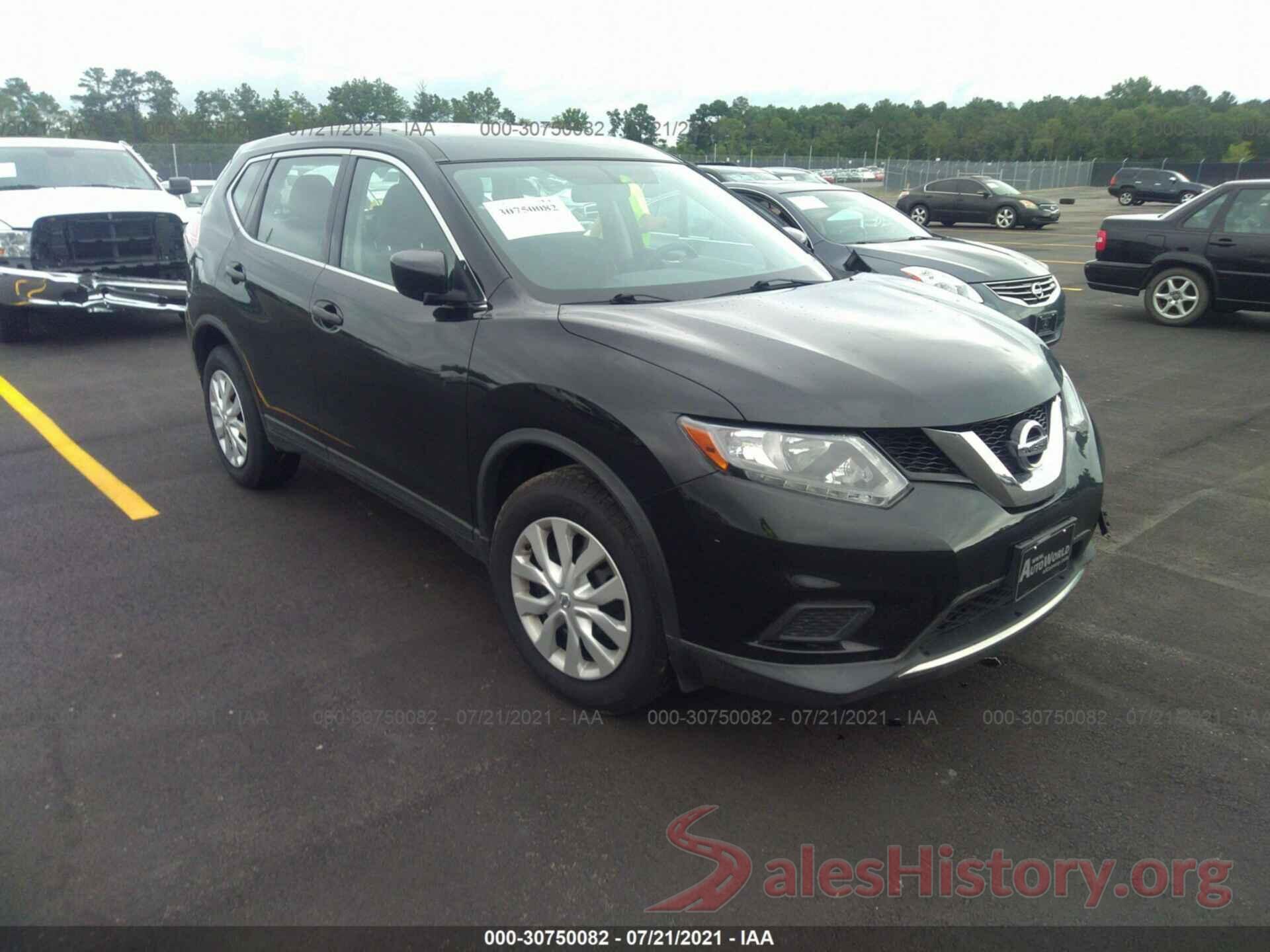 KNMAT2MT2GP604825 2016 NISSAN ROGUE