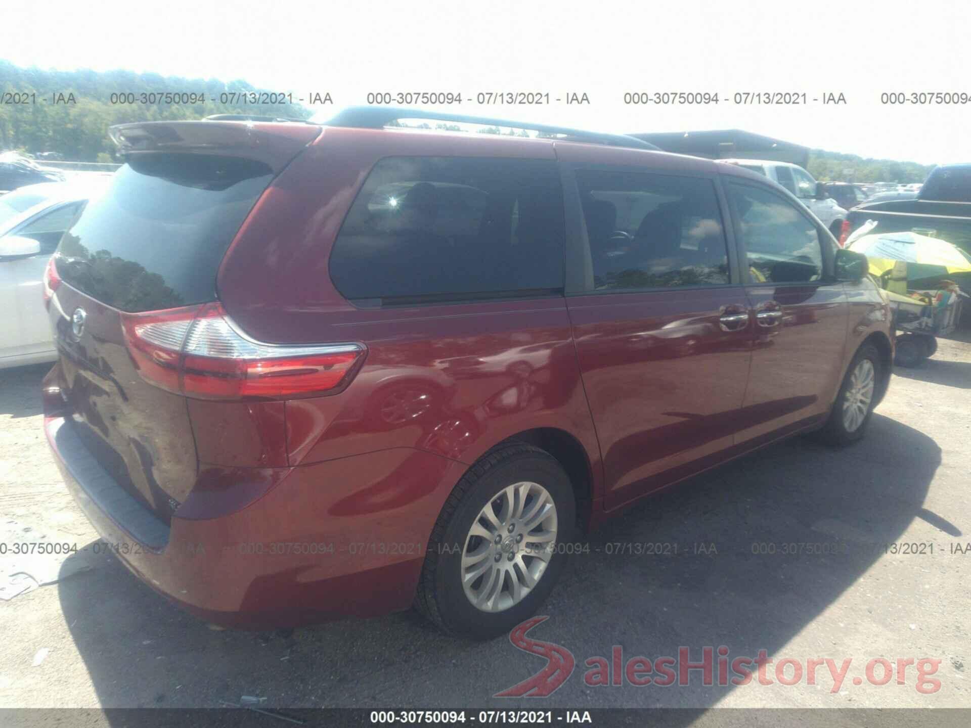 5TDYZ3DCXHS807519 2017 TOYOTA SIENNA