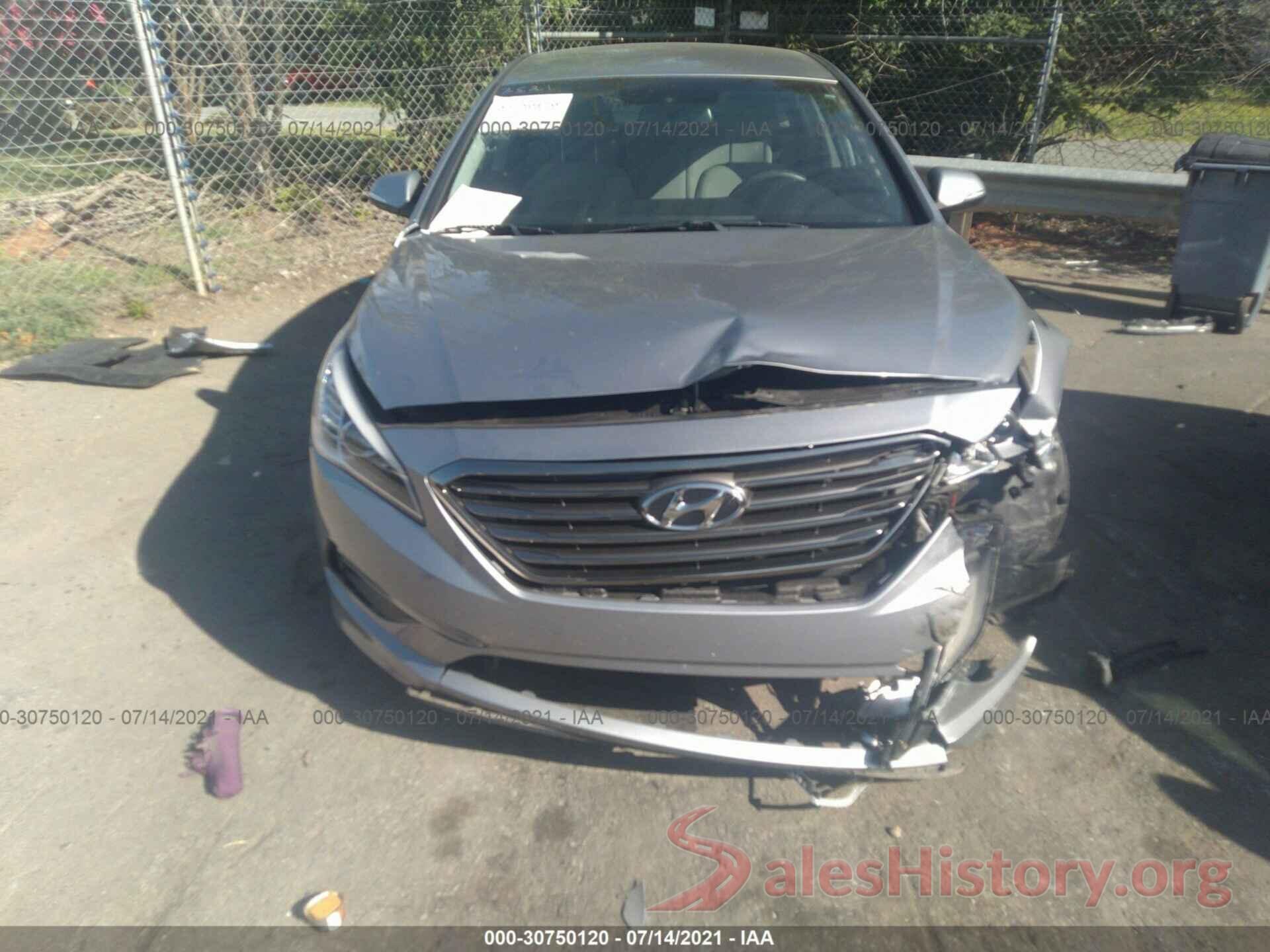 5NPE24AA5GH427492 2016 HYUNDAI SONATA