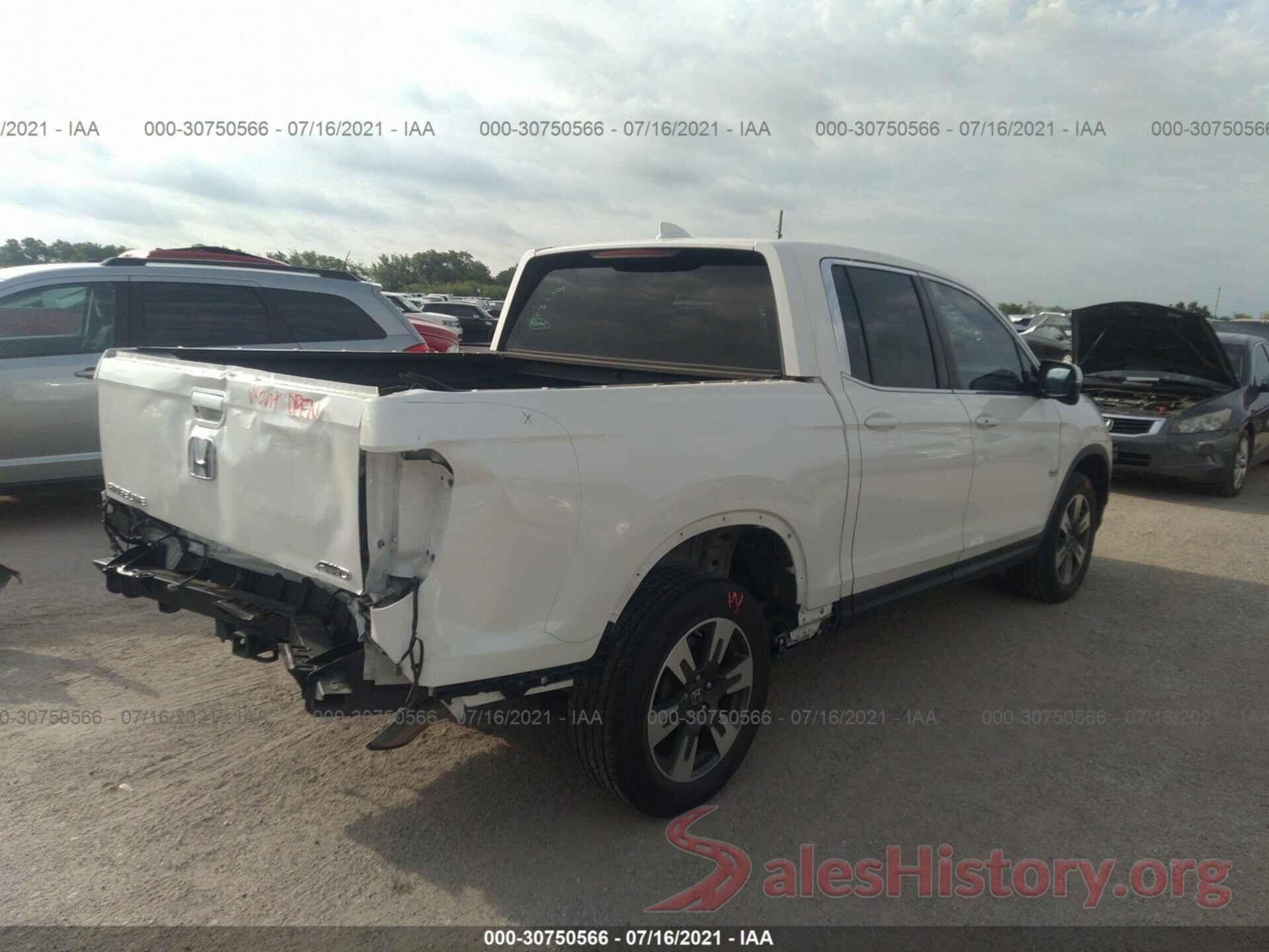 5FPYK3F61HB030512 2017 HONDA RIDGELINE