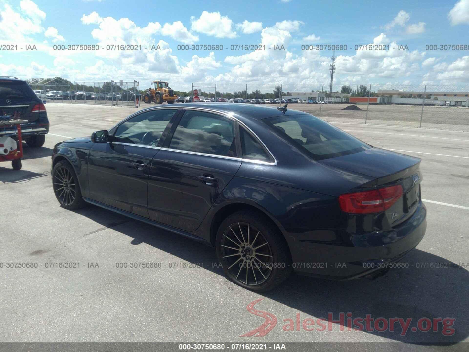 WAUBFAFLXGN006736 2016 AUDI A4