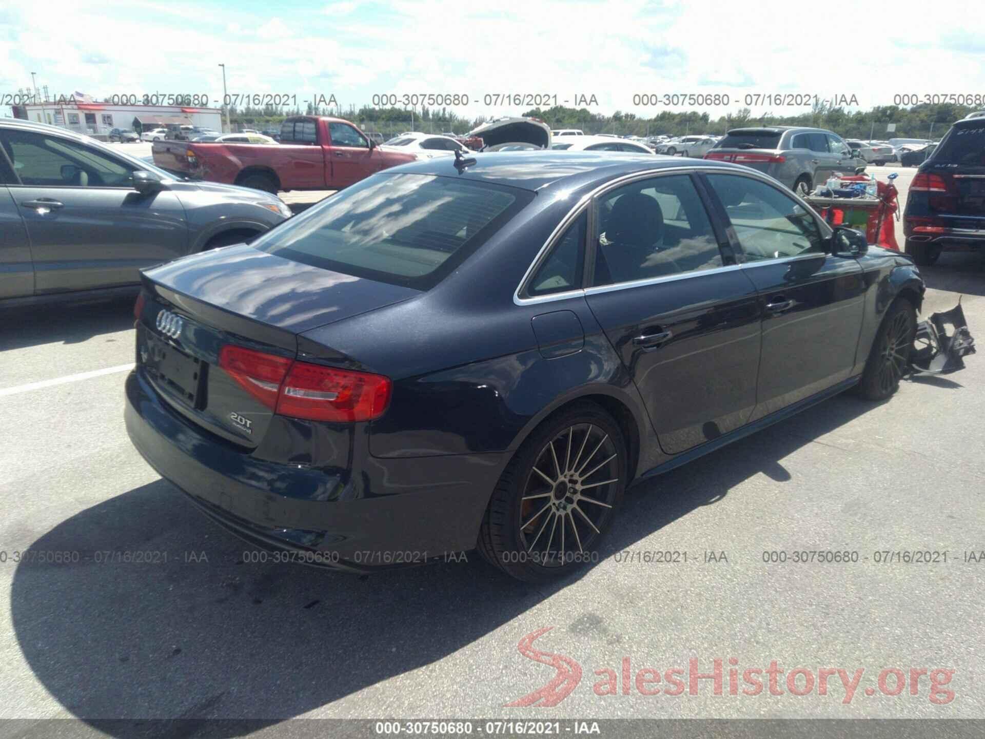 WAUBFAFLXGN006736 2016 AUDI A4