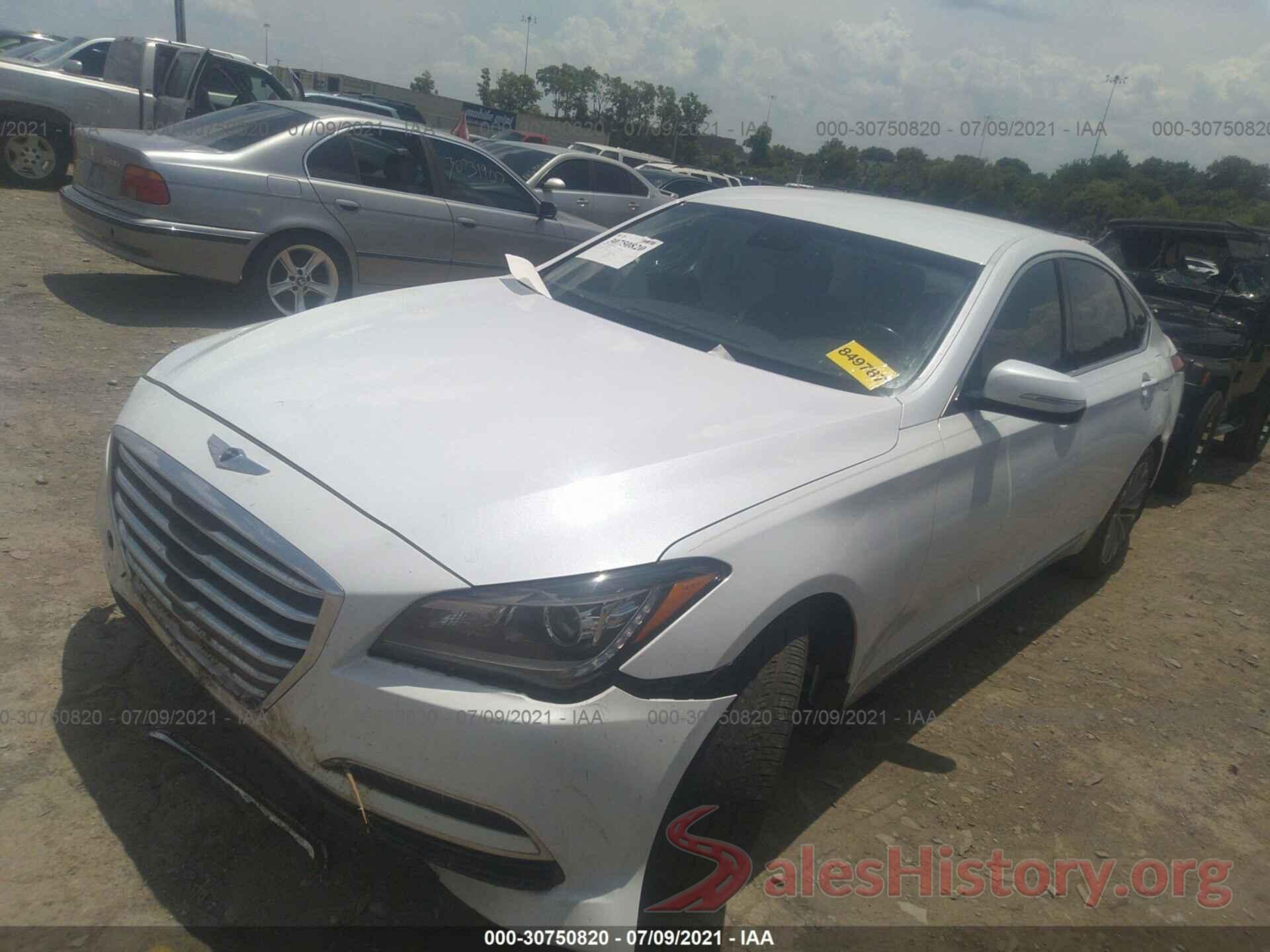 KMHGN4JEXGU133817 2016 HYUNDAI GENESIS