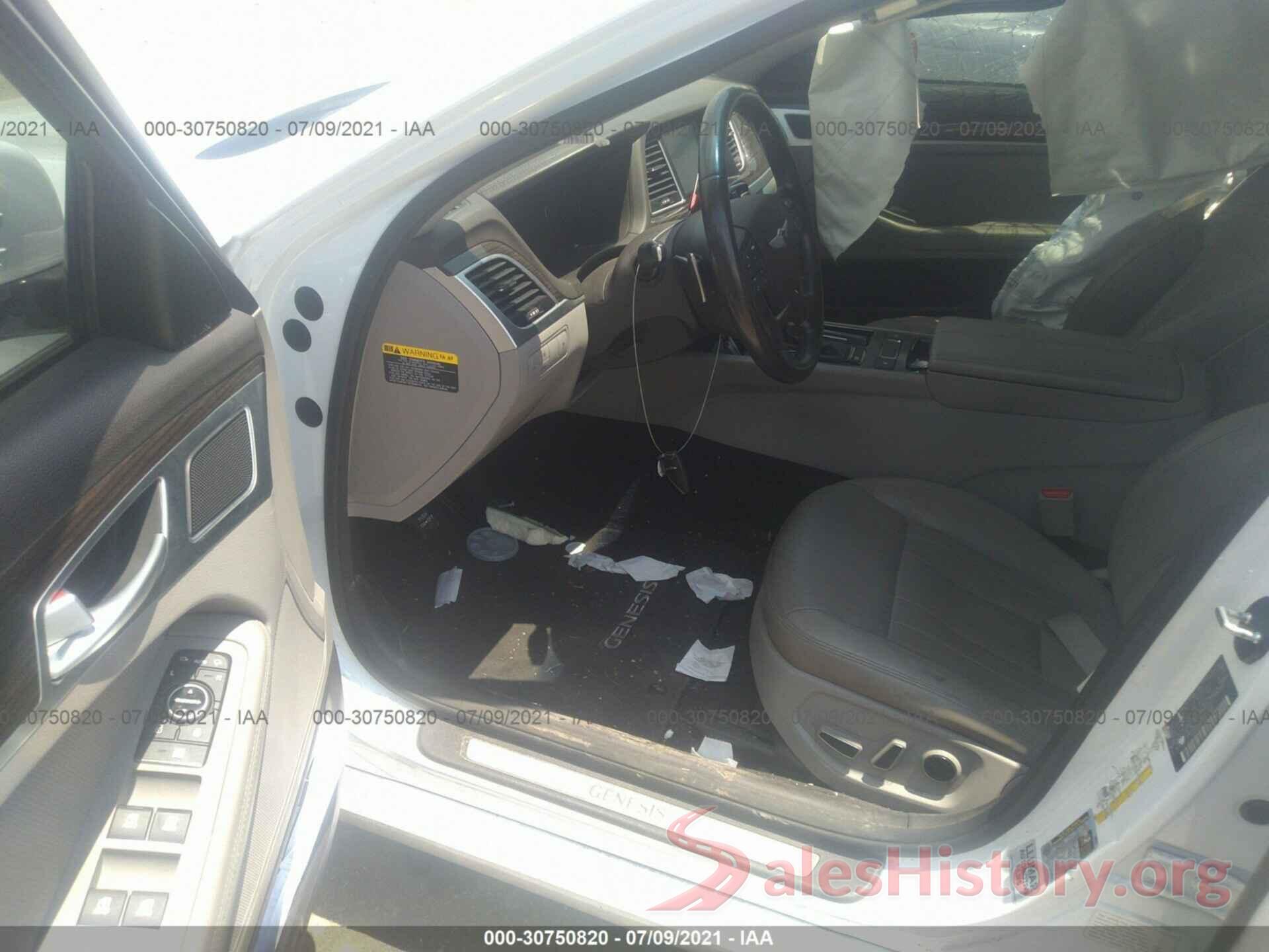 KMHGN4JEXGU133817 2016 HYUNDAI GENESIS