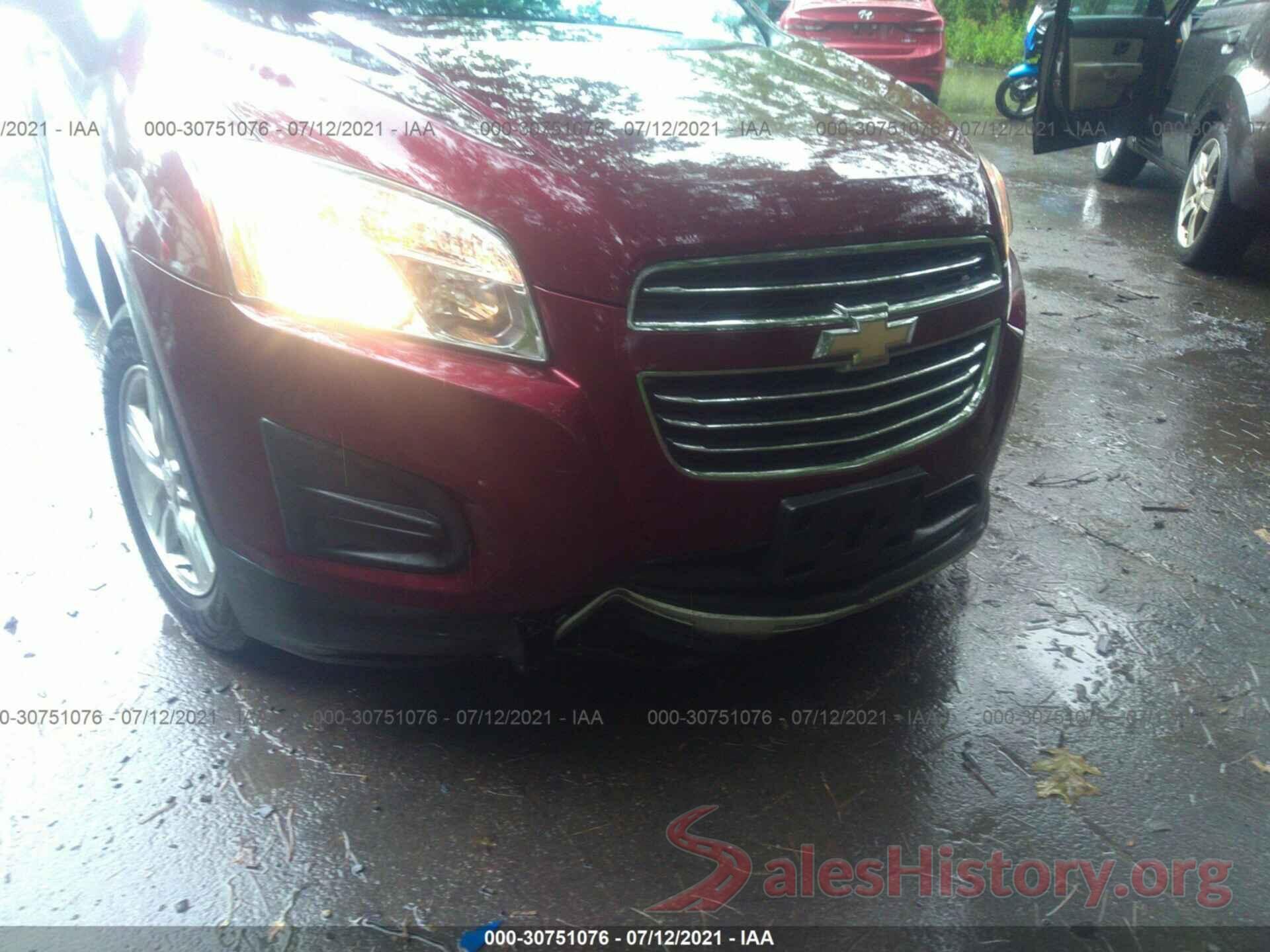 3GNCJPSB2GL249647 2016 CHEVROLET TRAX