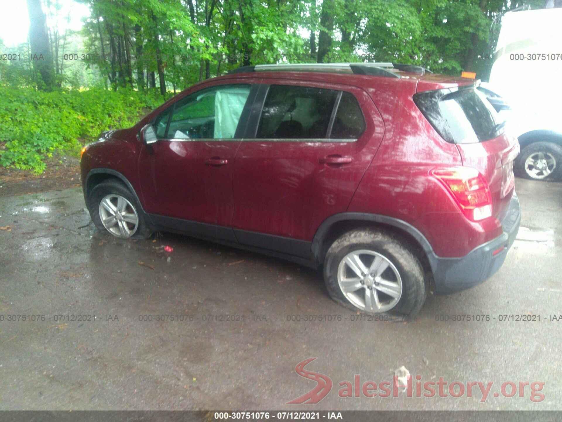 3GNCJPSB2GL249647 2016 CHEVROLET TRAX