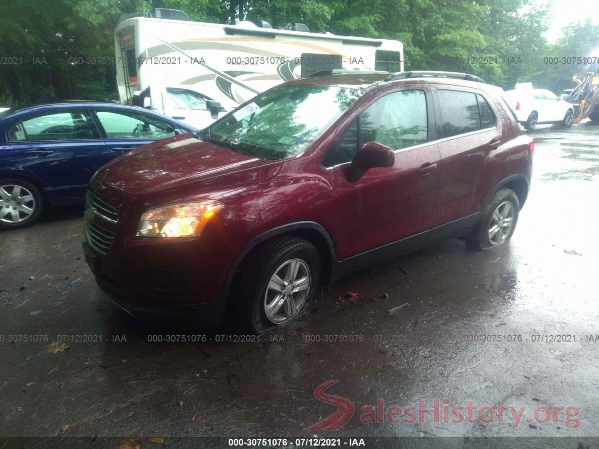 3GNCJPSB2GL249647 2016 CHEVROLET TRAX