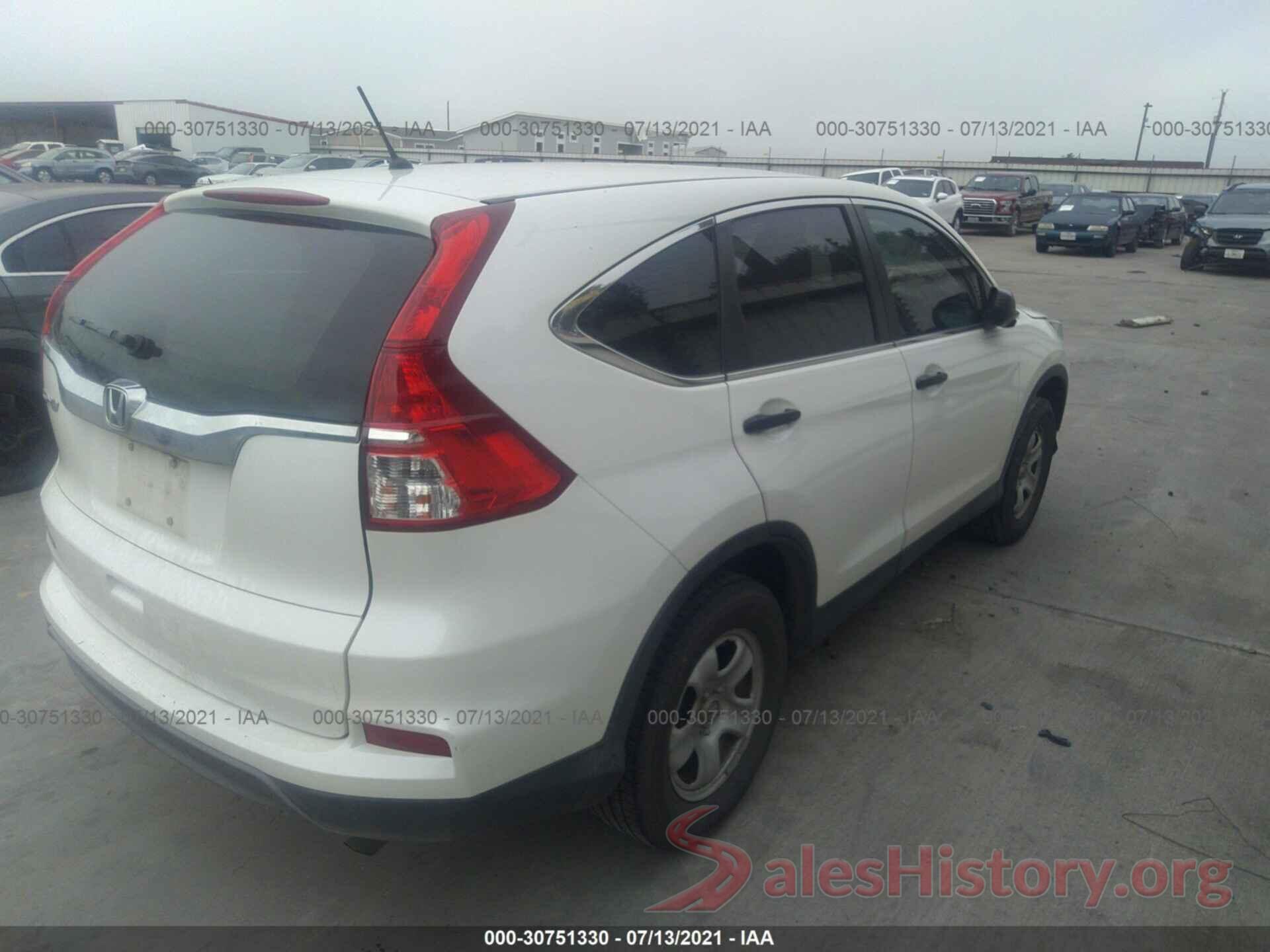 5J6RM3H30GL001065 2016 HONDA CR-V