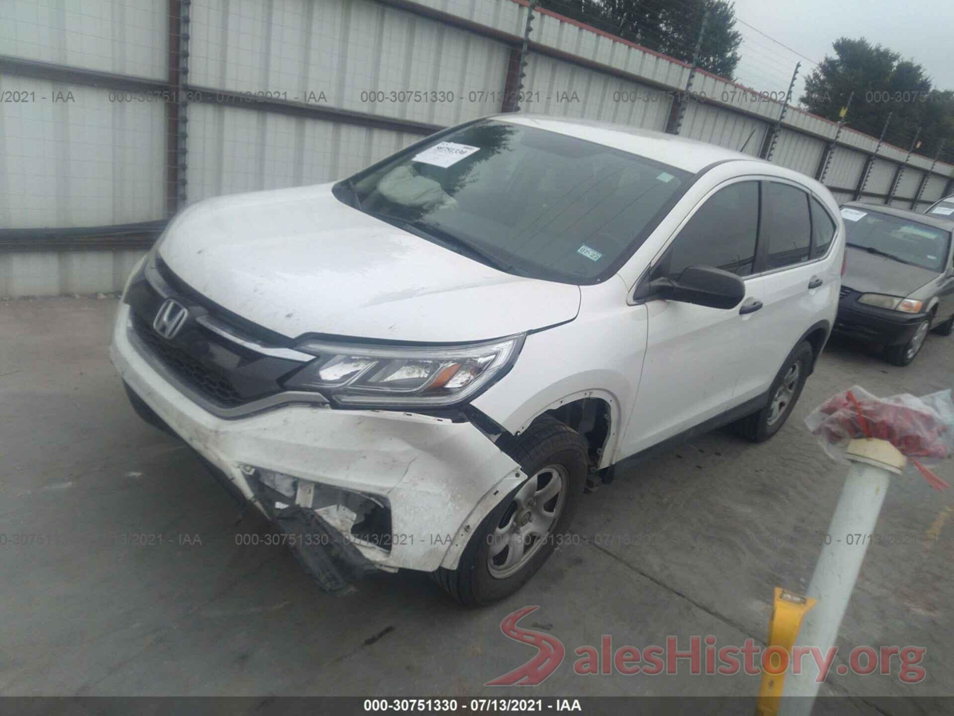 5J6RM3H30GL001065 2016 HONDA CR-V