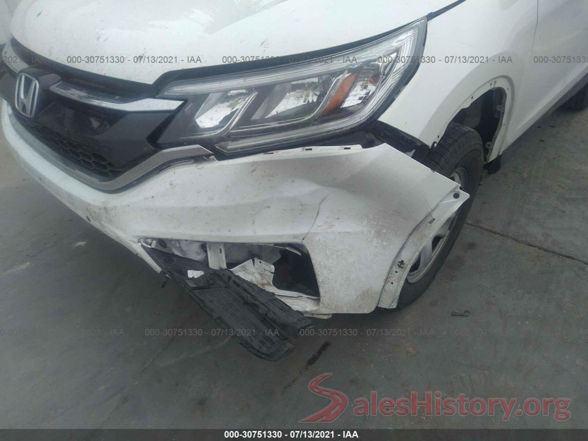 5J6RM3H30GL001065 2016 HONDA CR-V