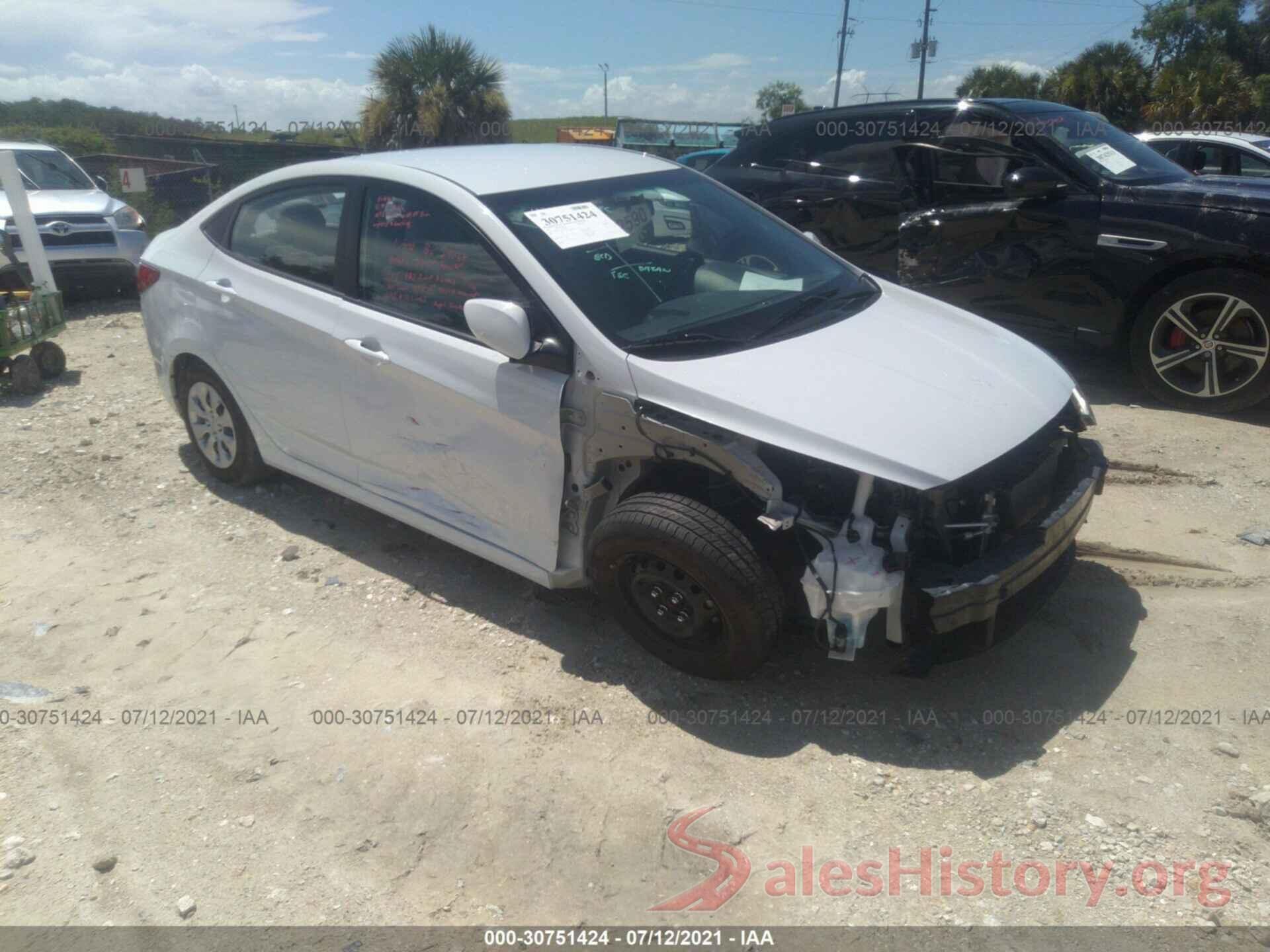 KMHCT4AE1HU368936 2017 HYUNDAI ACCENT