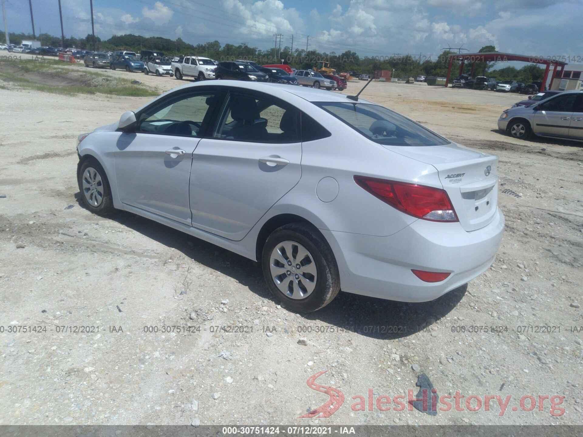 KMHCT4AE1HU368936 2017 HYUNDAI ACCENT