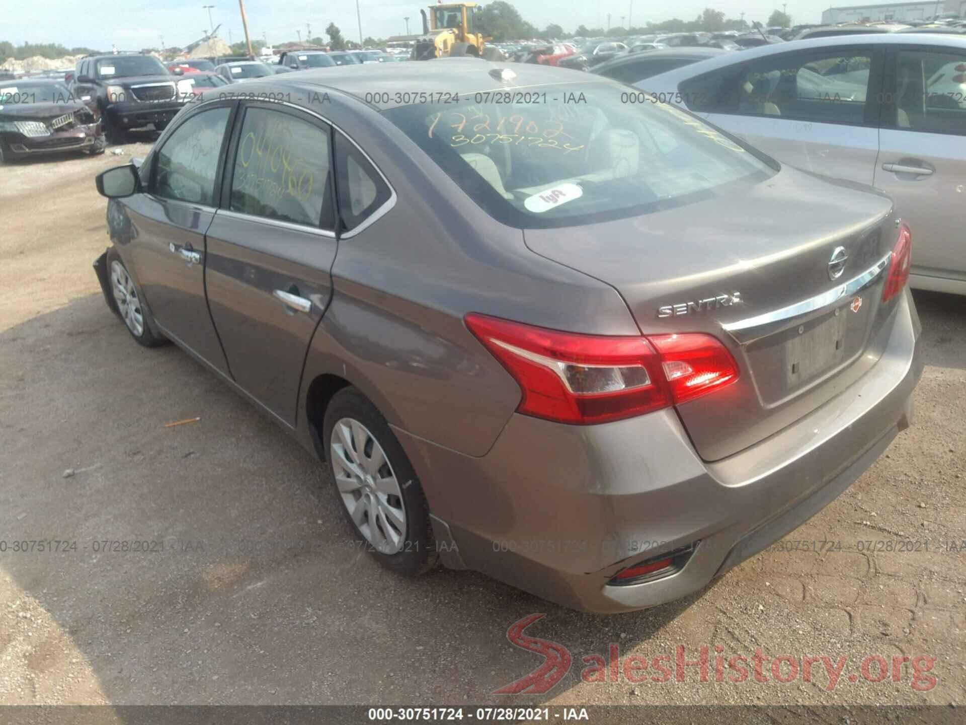 3N1AB7AP2GY338005 2016 NISSAN SENTRA