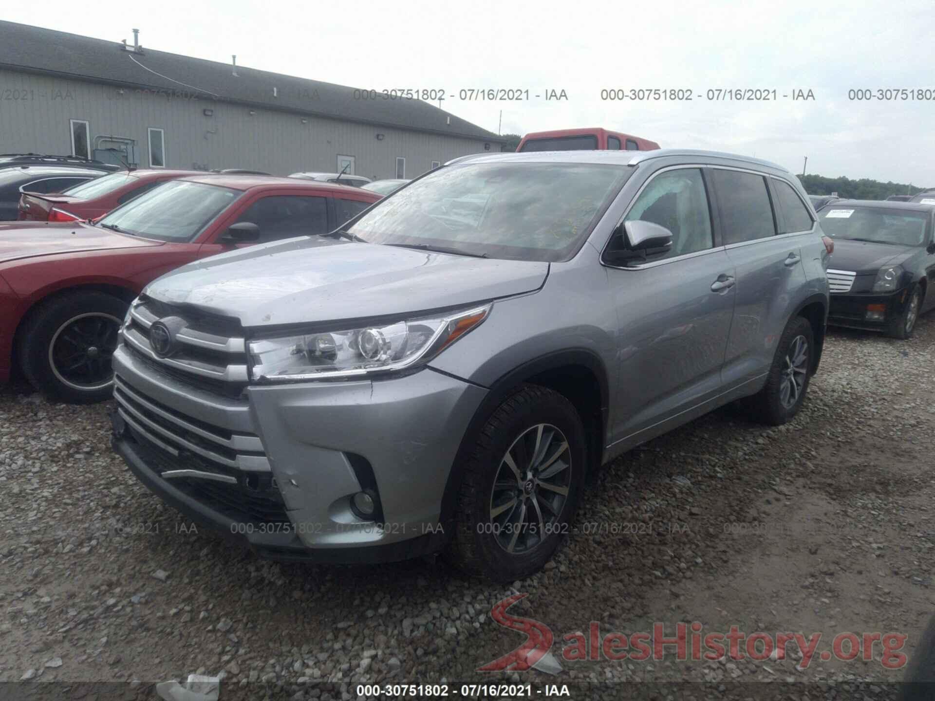 5TDJZRFH4JS541465 2018 TOYOTA HIGHLANDER