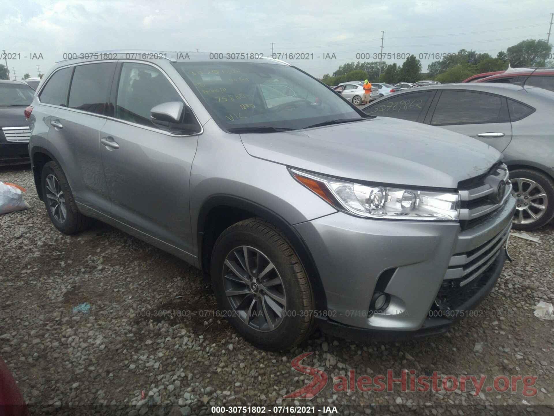 5TDJZRFH4JS541465 2018 TOYOTA HIGHLANDER