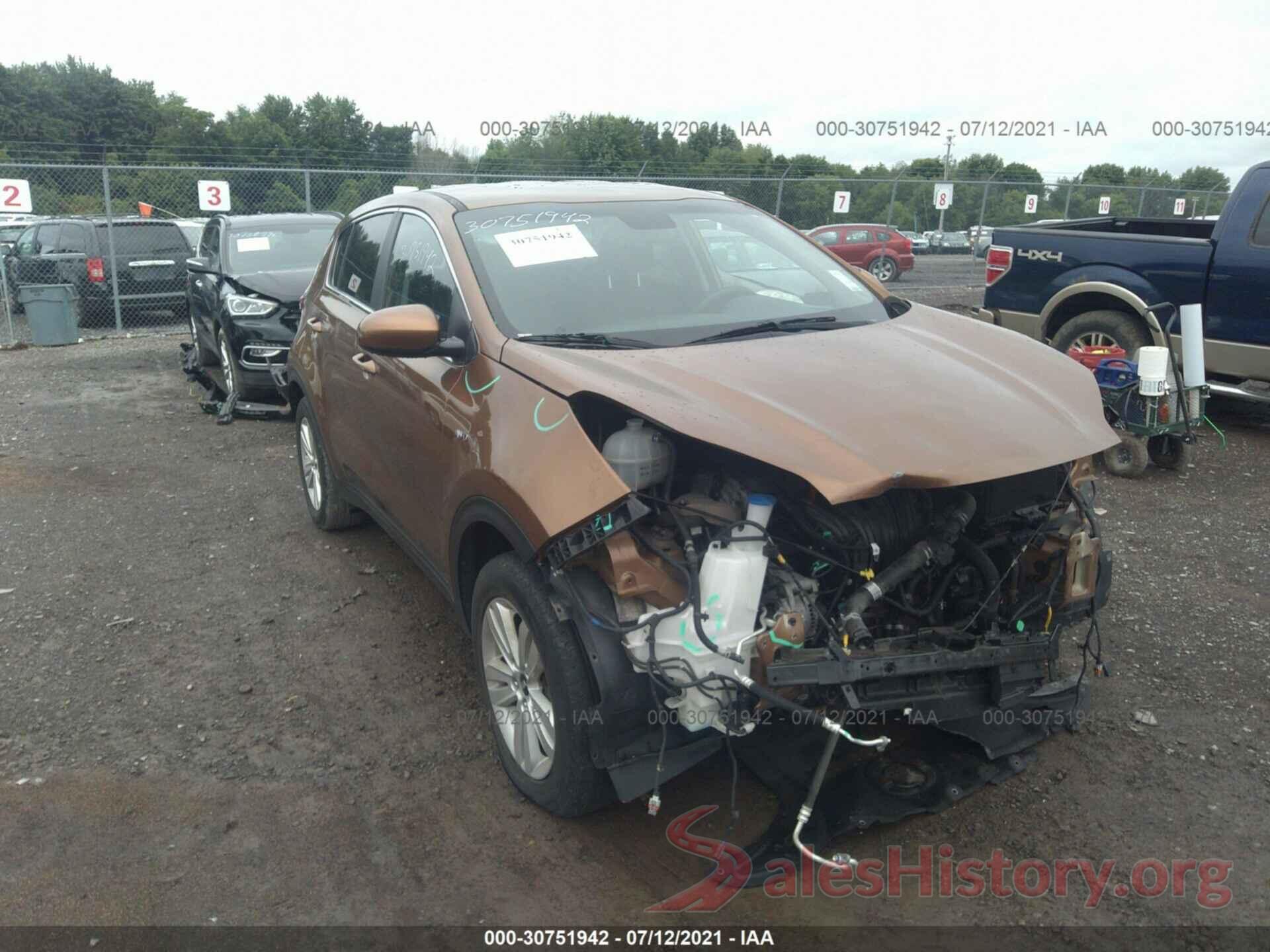 KNDPMCAC9H7171815 2017 KIA SPORTAGE