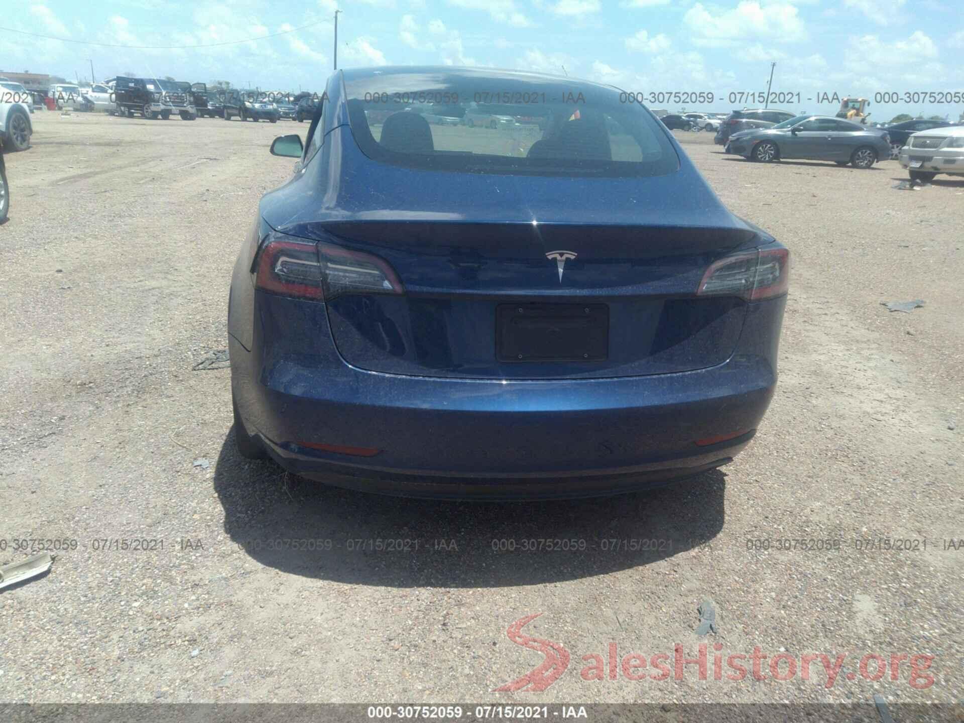 5YJ3E1EA6MF921314 2021 TESLA MODEL 3