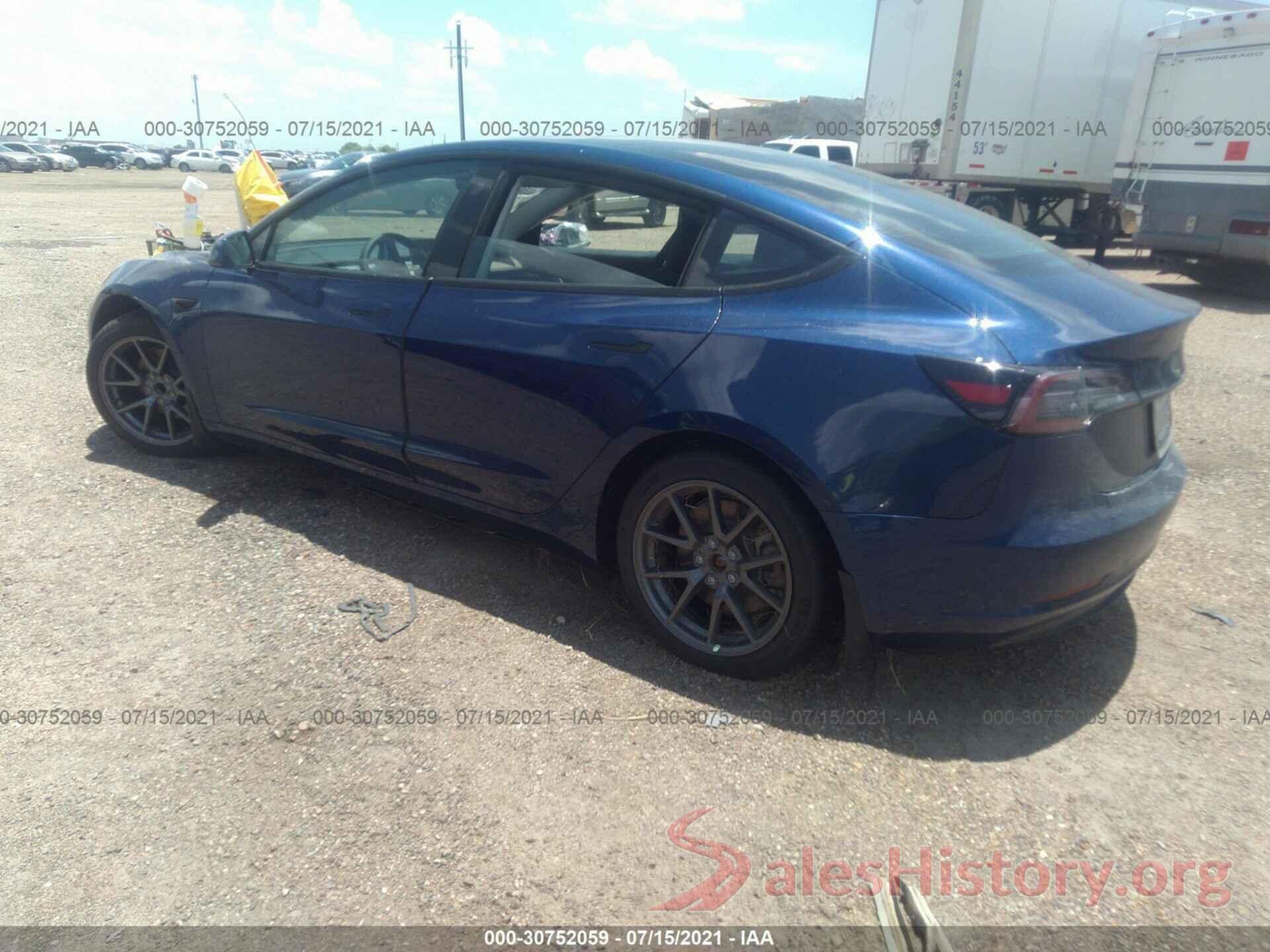 5YJ3E1EA6MF921314 2021 TESLA MODEL 3